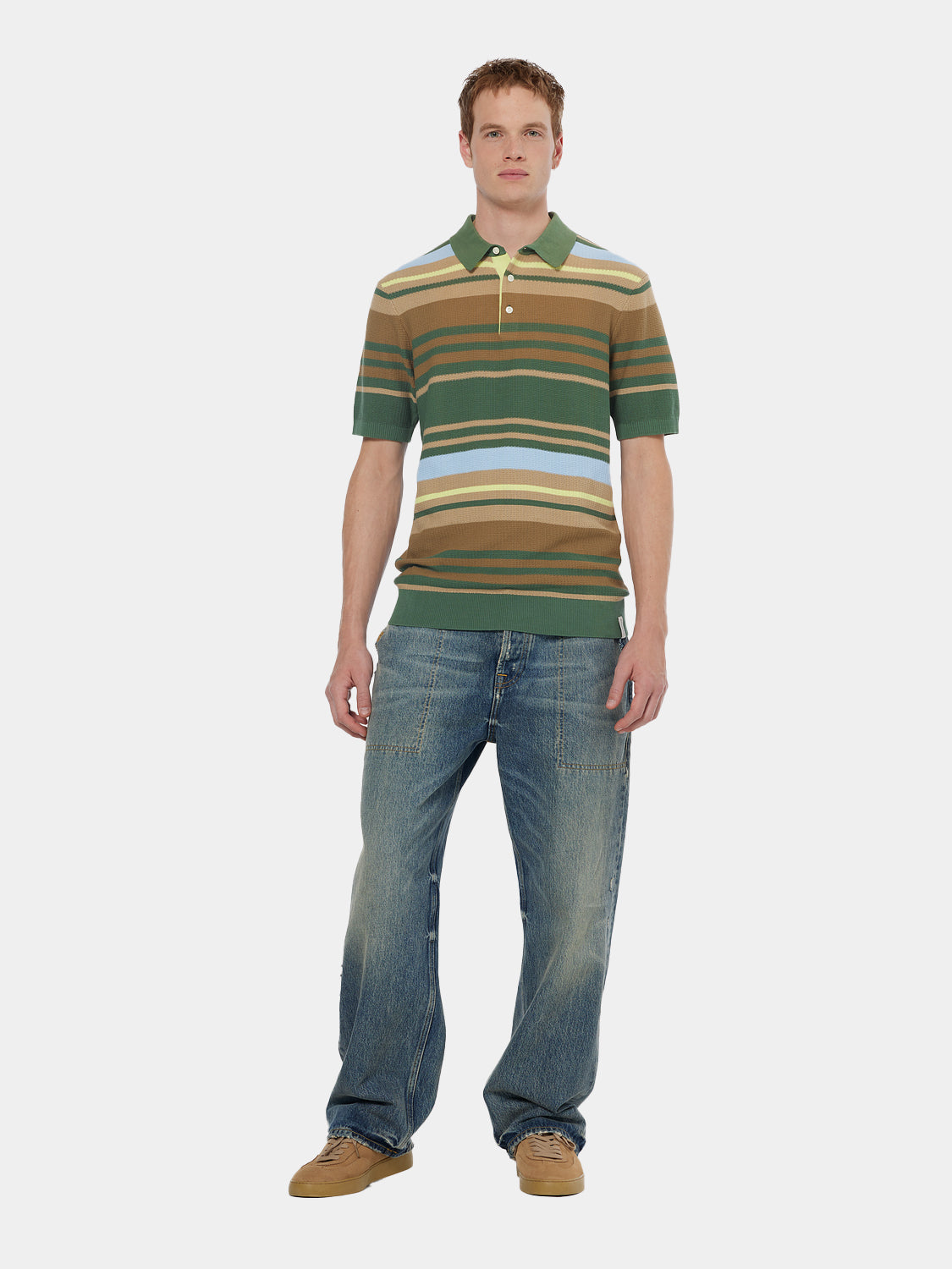 Structured knitted polo - Scotch & Soda NZ