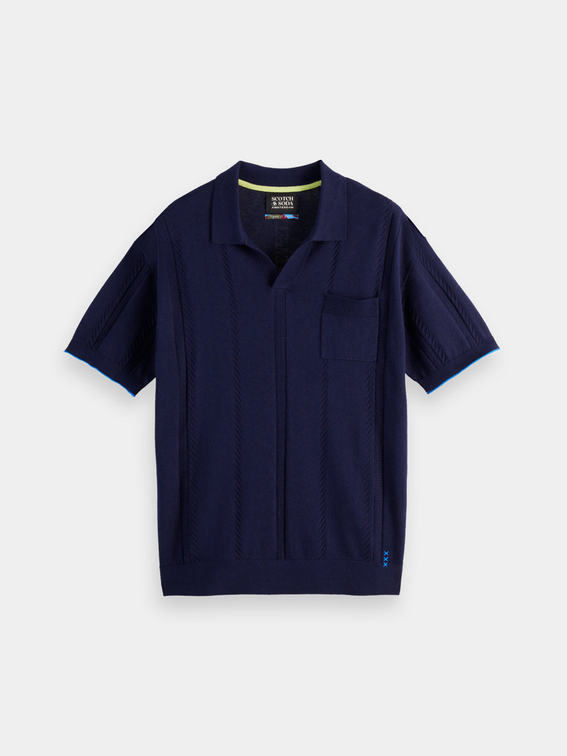 Knitted polo - Scotch & Soda NZ