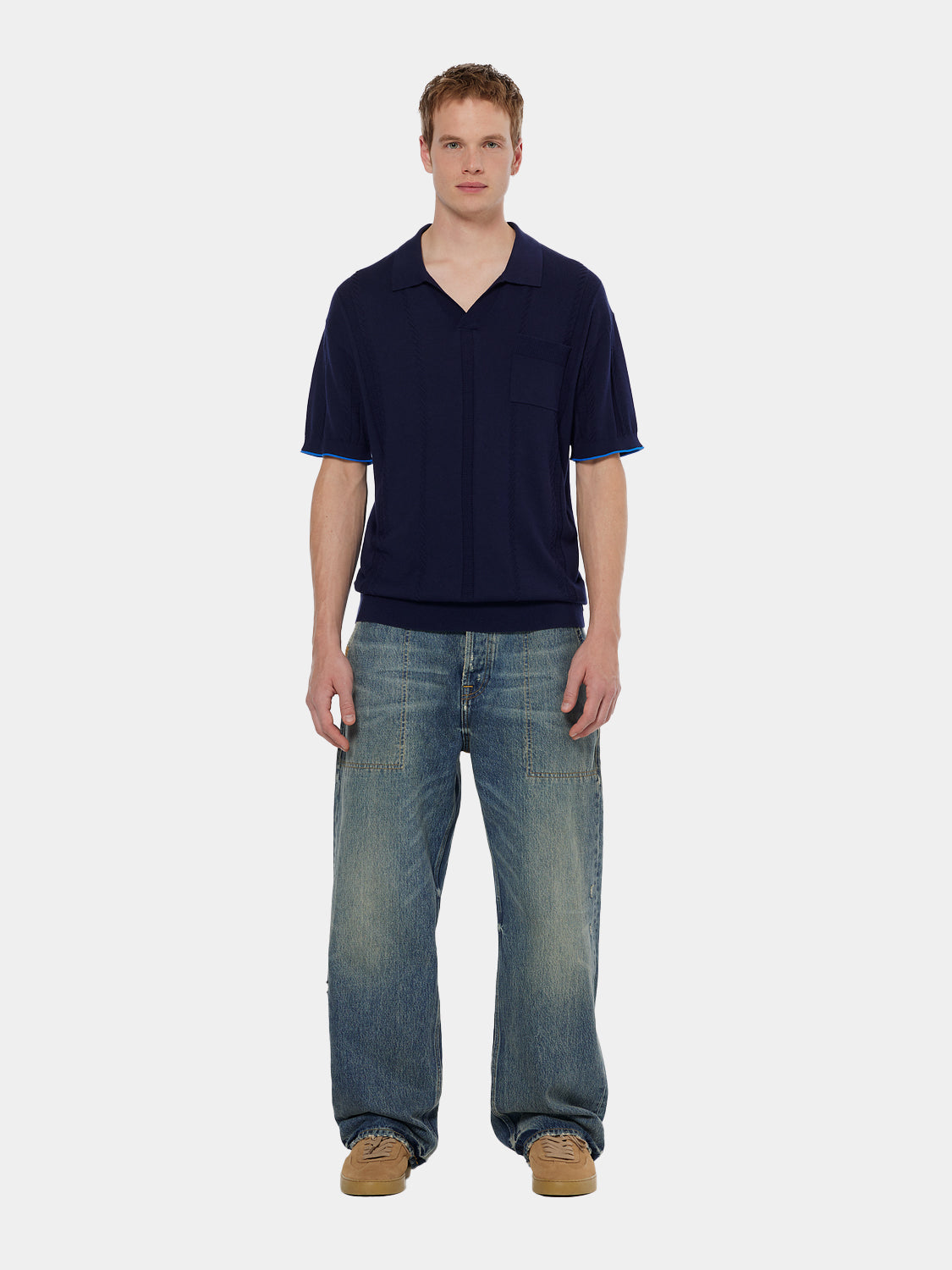Knitted polo - Scotch & Soda NZ