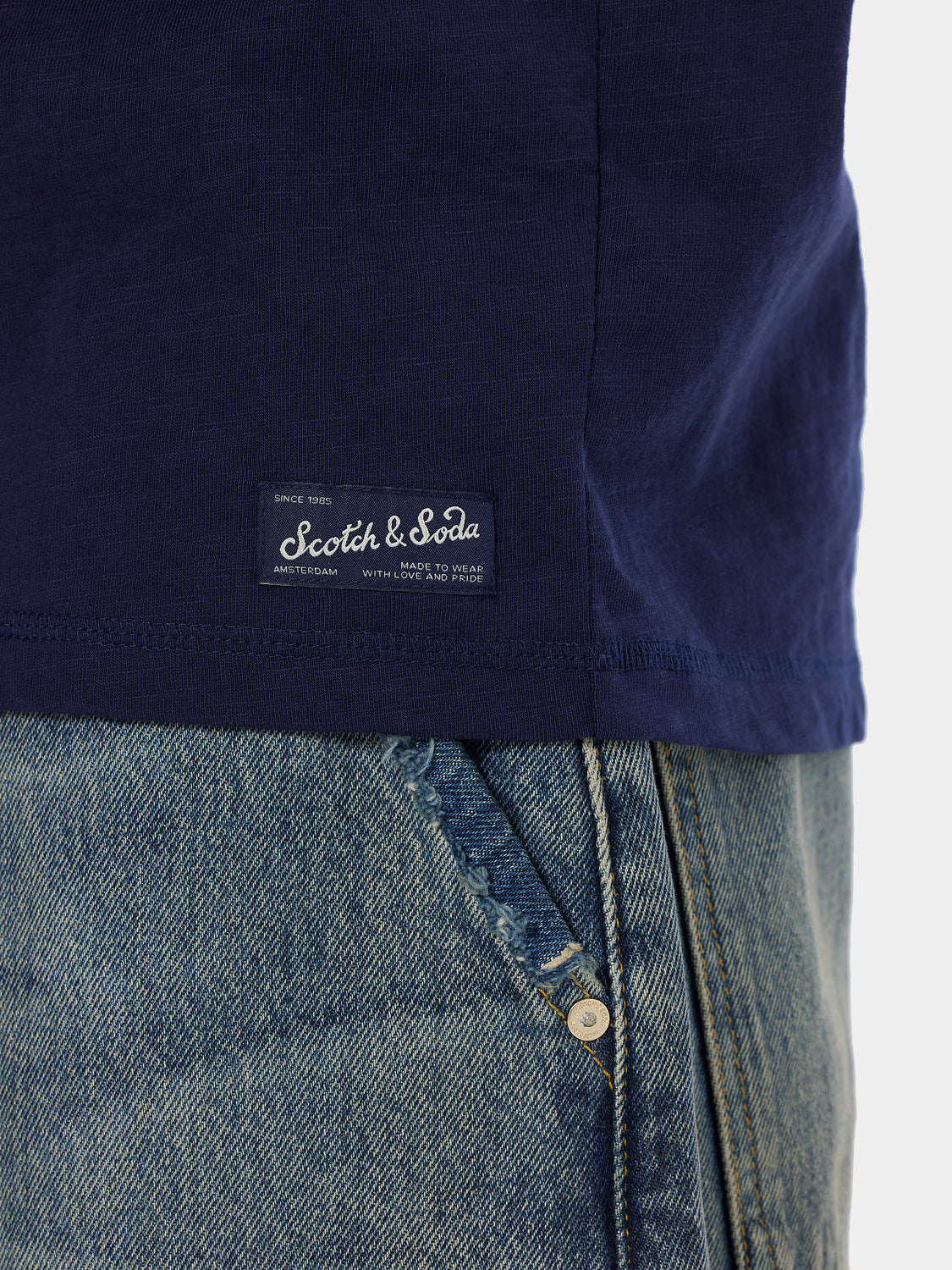 Slub henley t-shirt