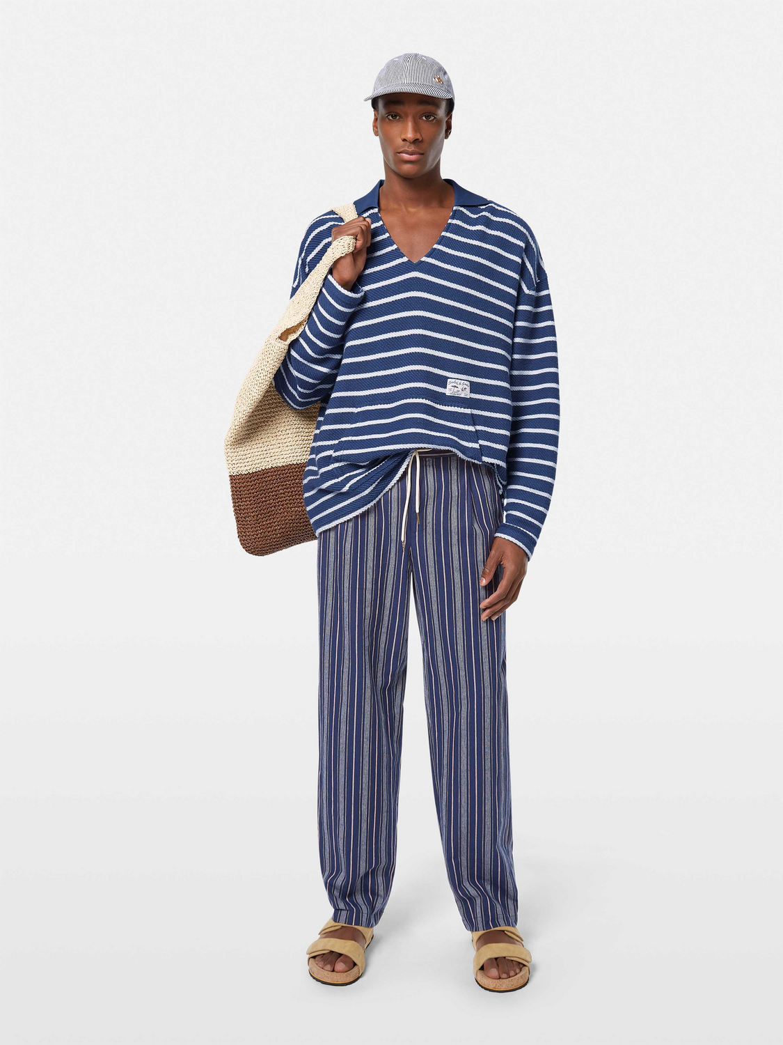 Striped joggers - Scotch & Soda NZ