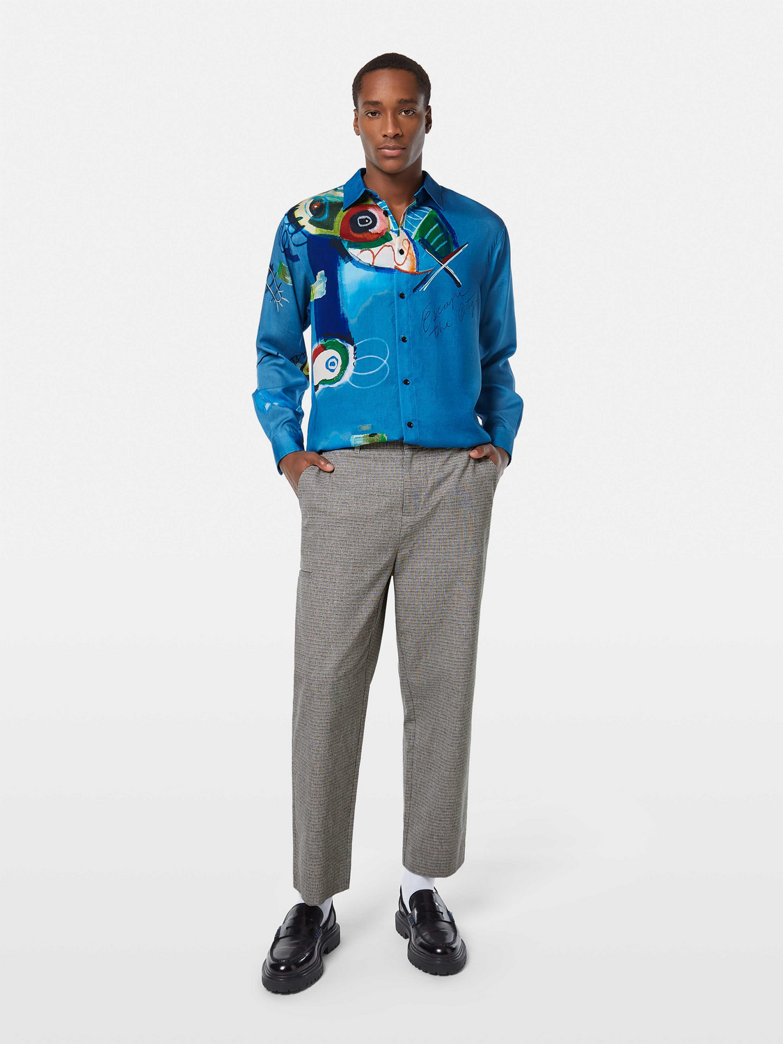 Scotch & Soda basket weave chinos pants in a classic woven pattern, tailored fit, and neutral color for casual or smart wear.