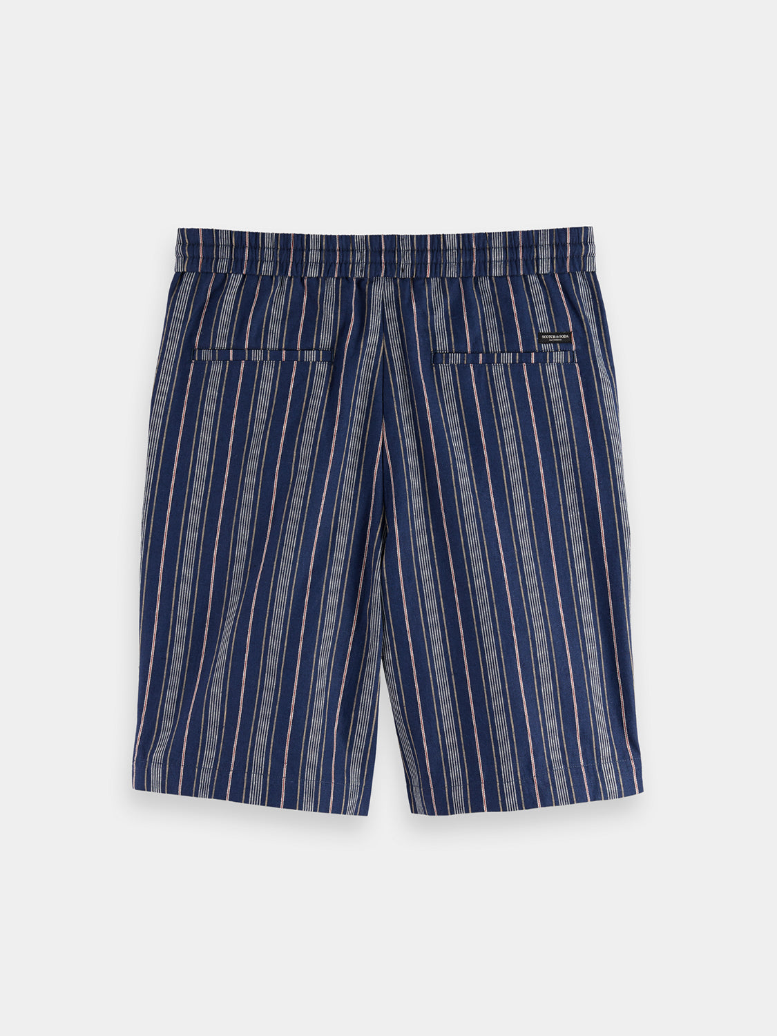 Fave printed shorts by Scotch & Soda, stylish casual shorts with vibrant pattern and comfortable fit, front view.