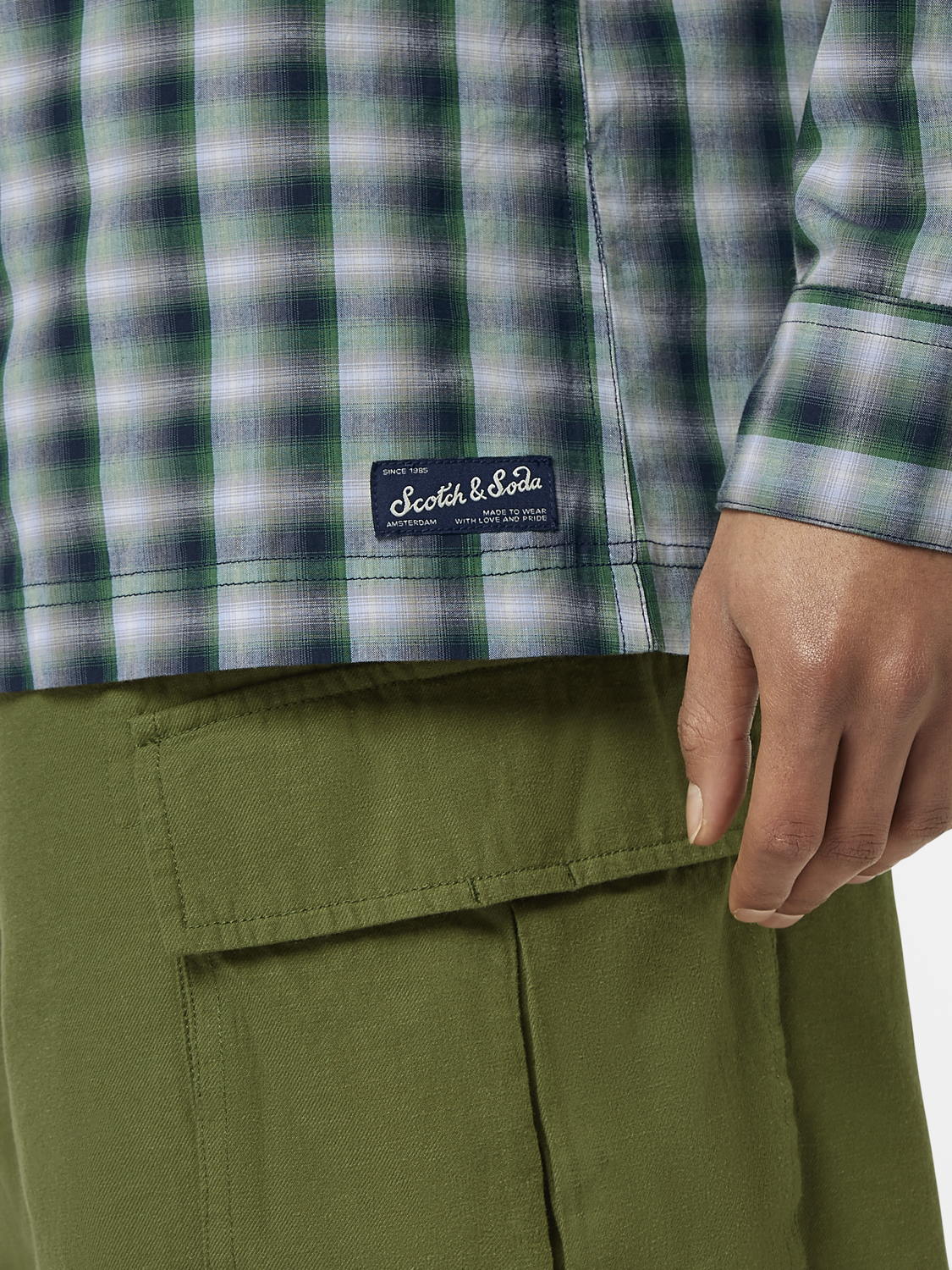 Checked shirt - Scotch & Soda NZ