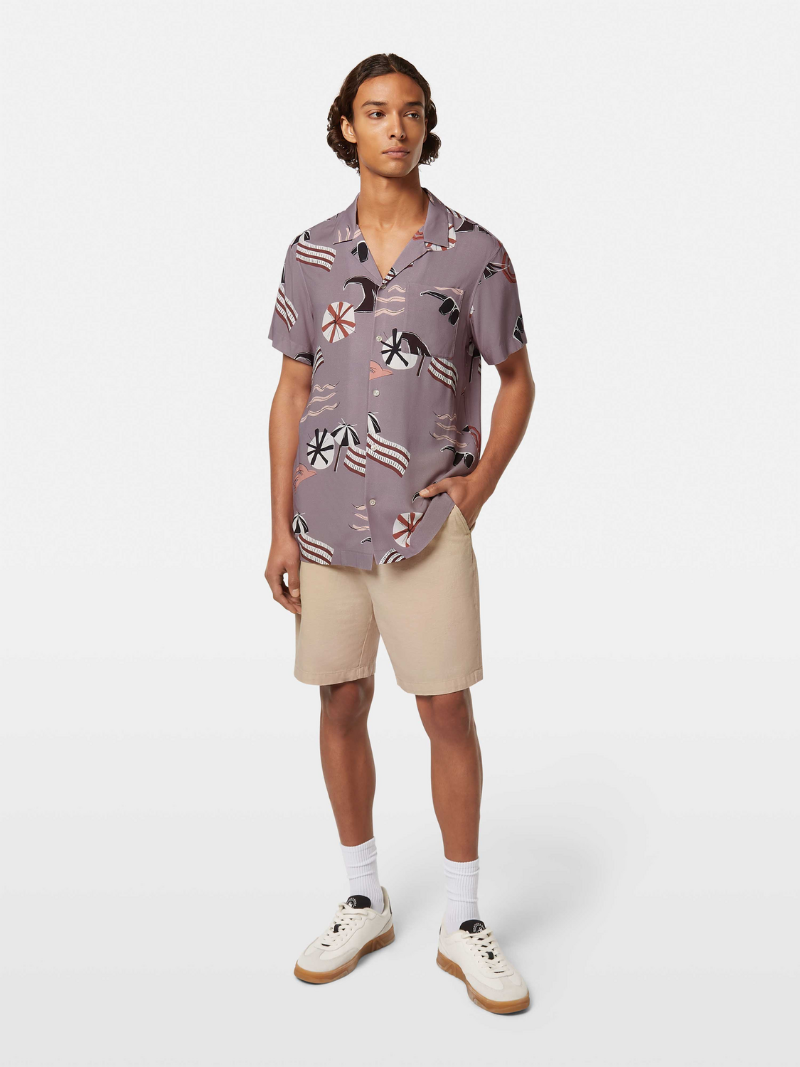 Printed short sleeved shirt - Scotch & Soda NZ