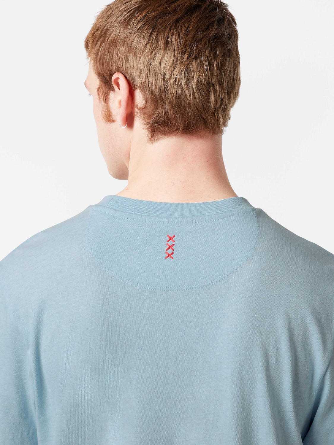 Cotton-linen t-shirt - Scotch & Soda NZ