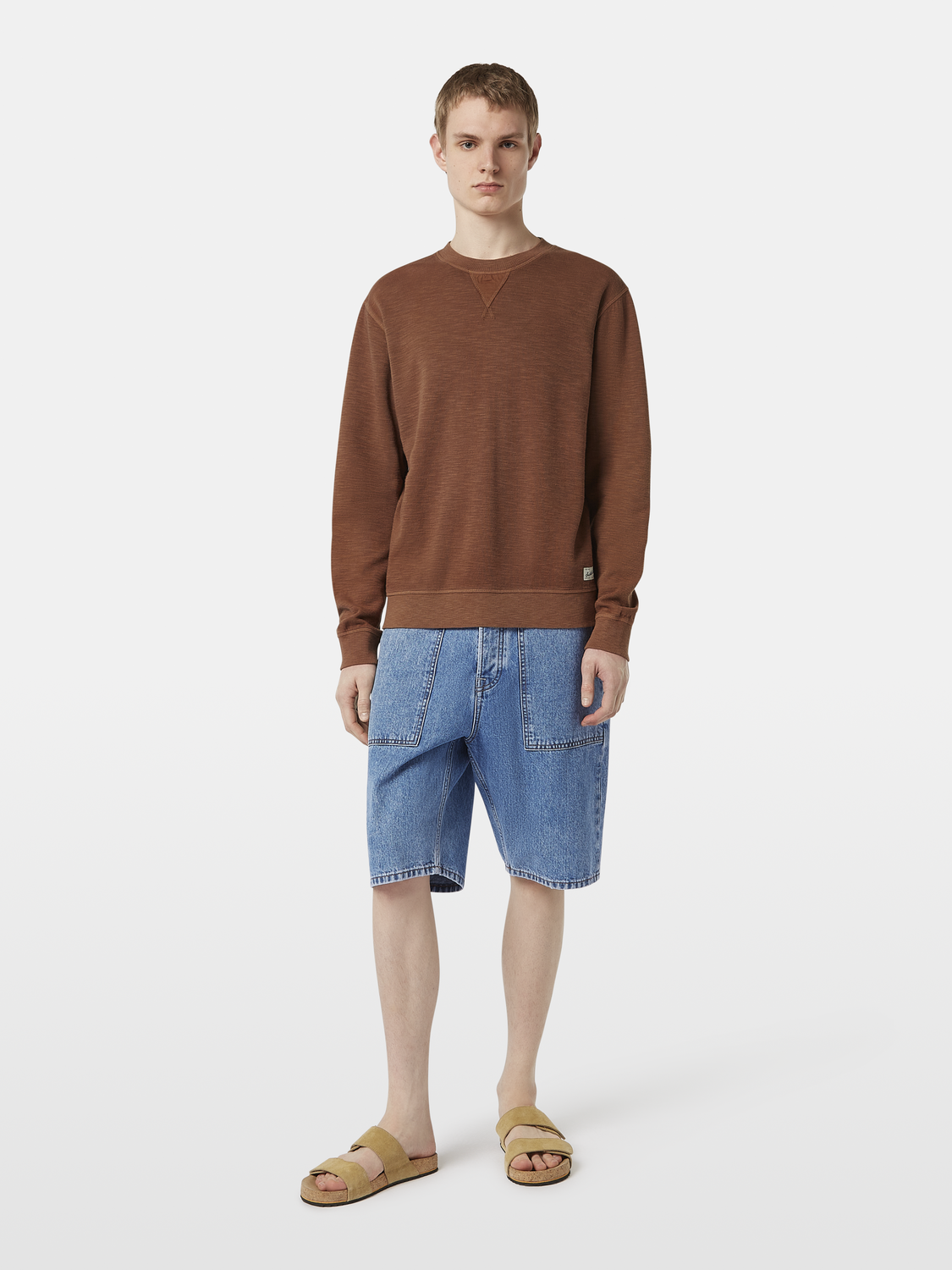 Garment-dyed sweatshirt - Scotch & Soda NZ