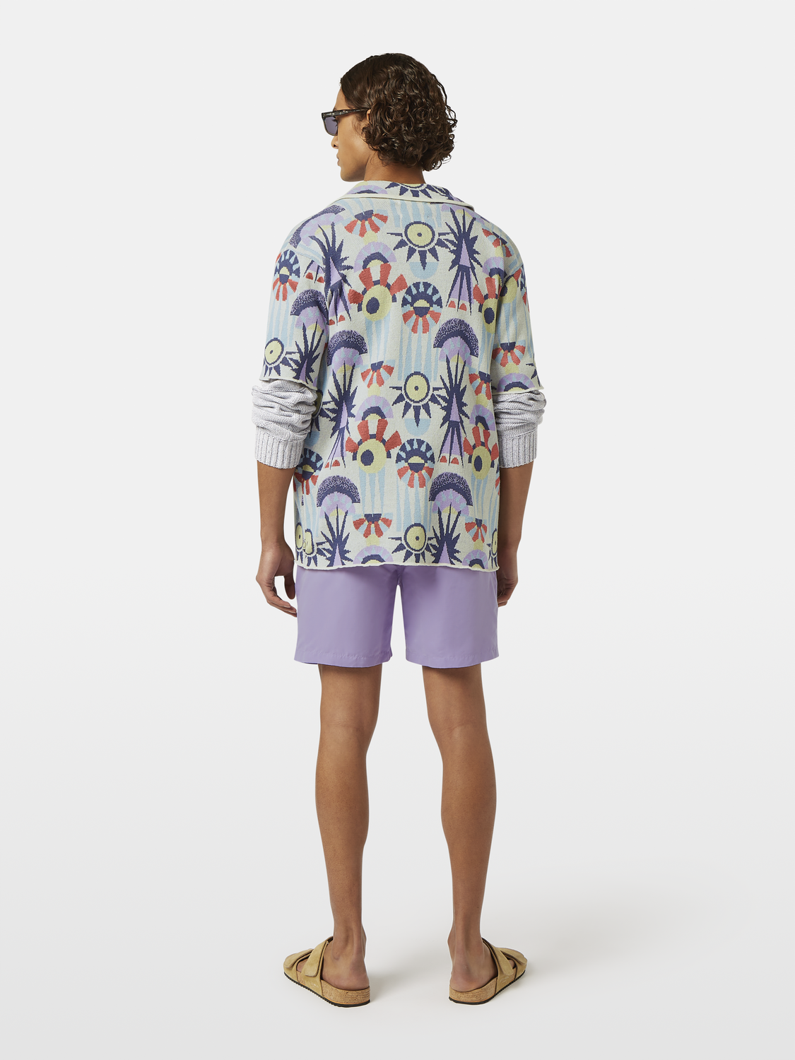 Jacquard knitted shirt - Scotch & Soda NZ