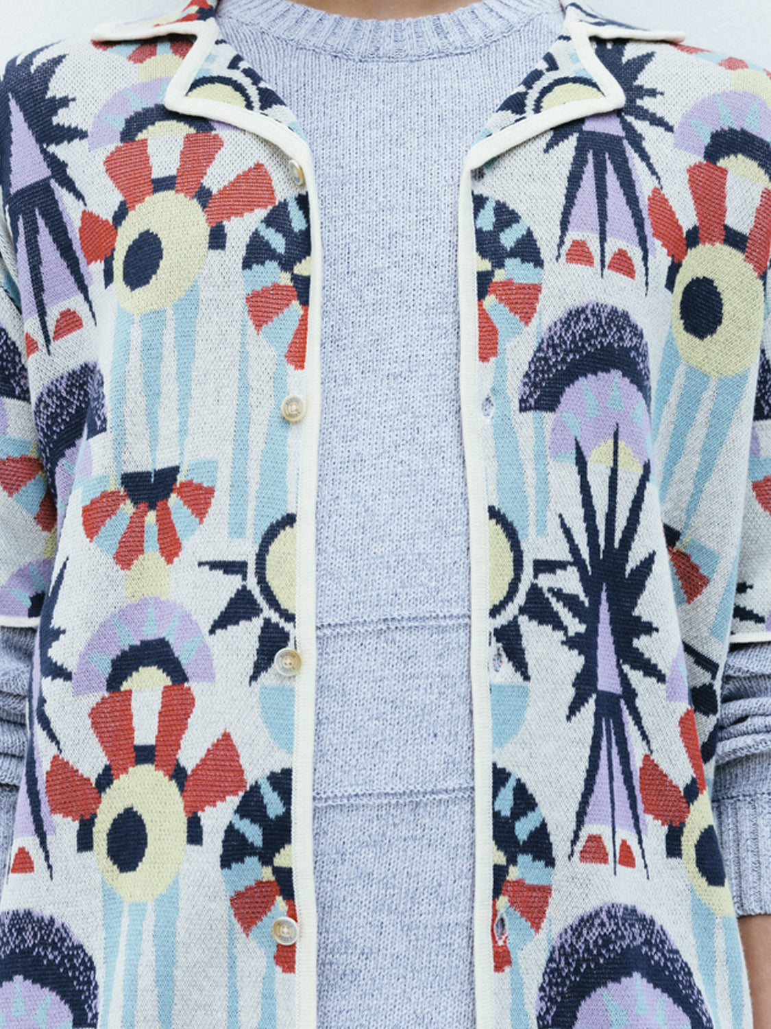 Jacquard knitted shirt - Scotch & Soda NZ