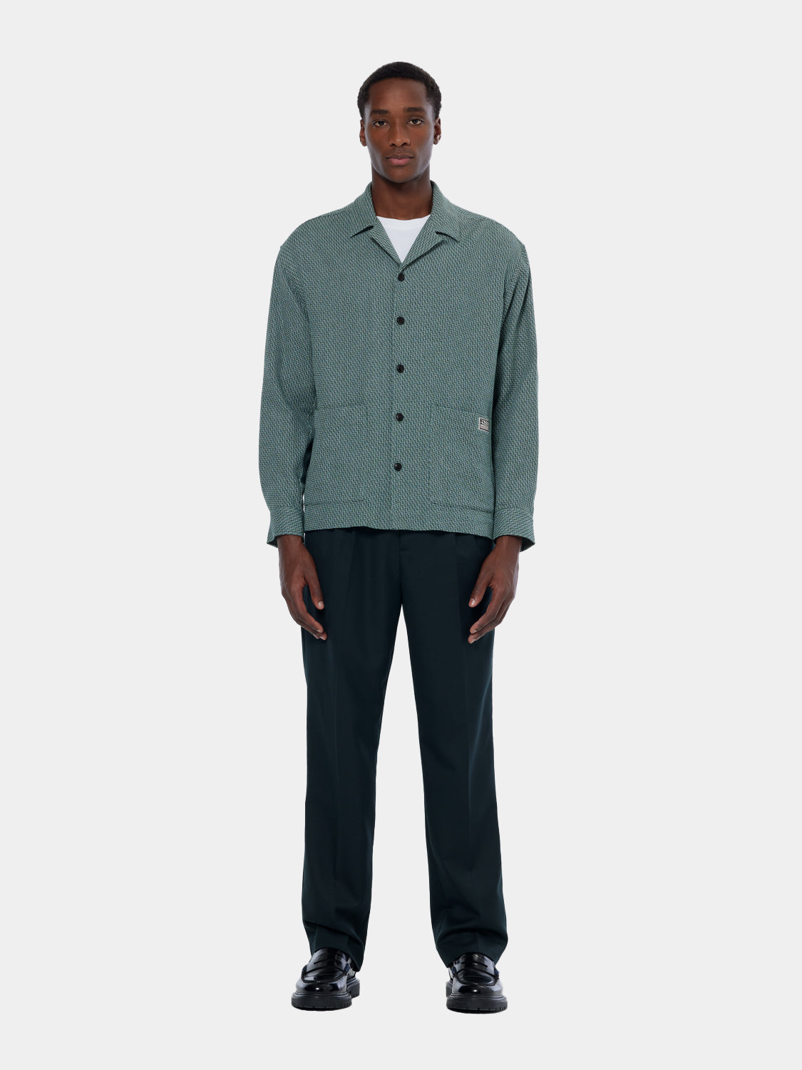 Structured overshirt
