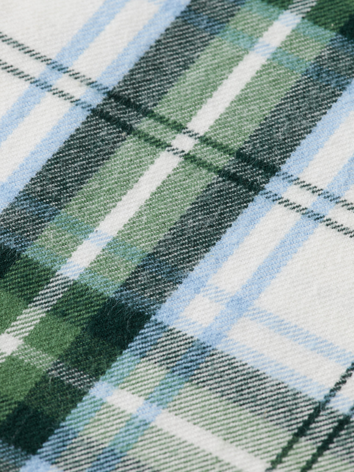 Yarn-dyed flannel shirt