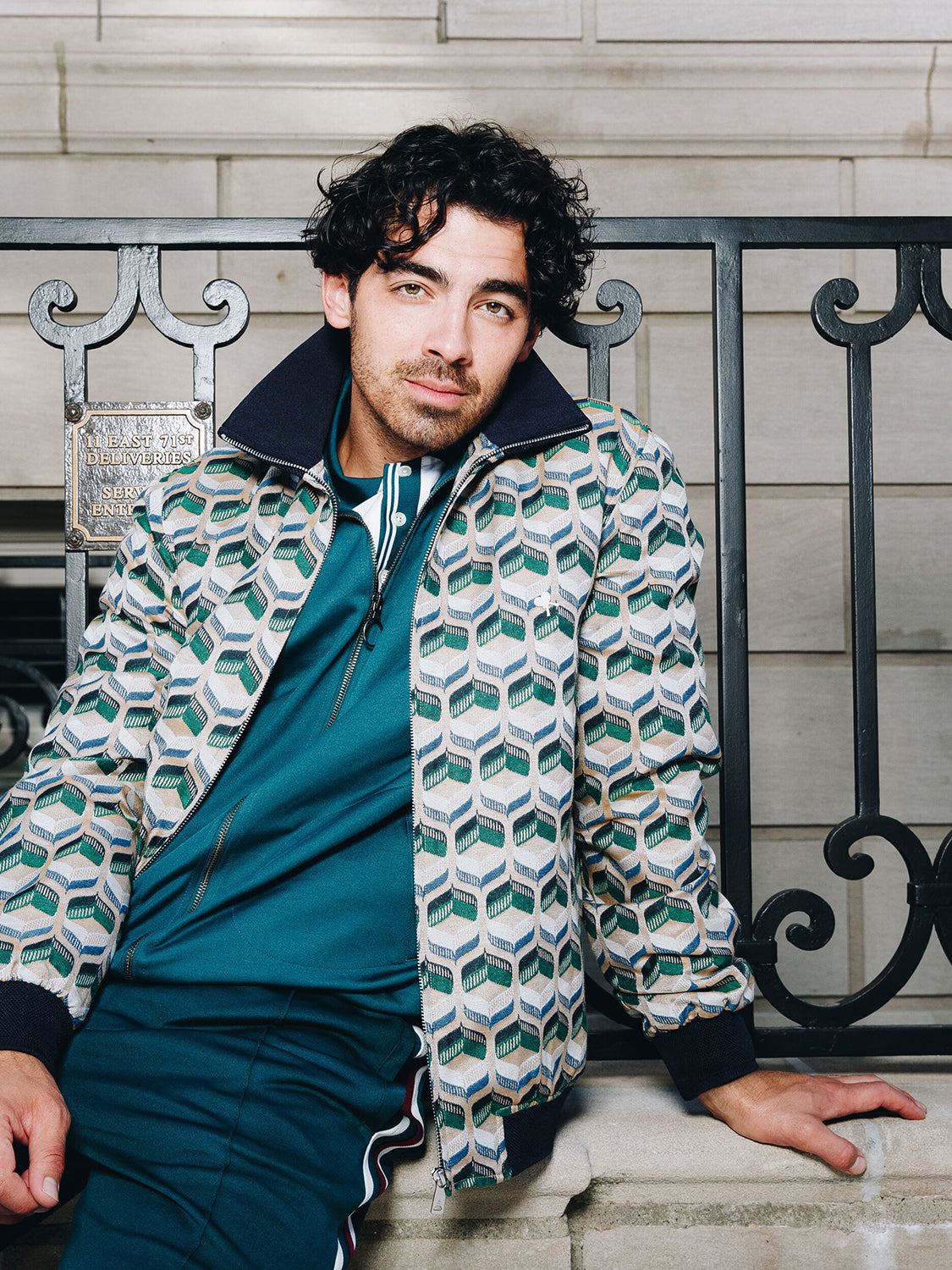 Jacquard tracksuit jacket - Scotch & Soda NZ