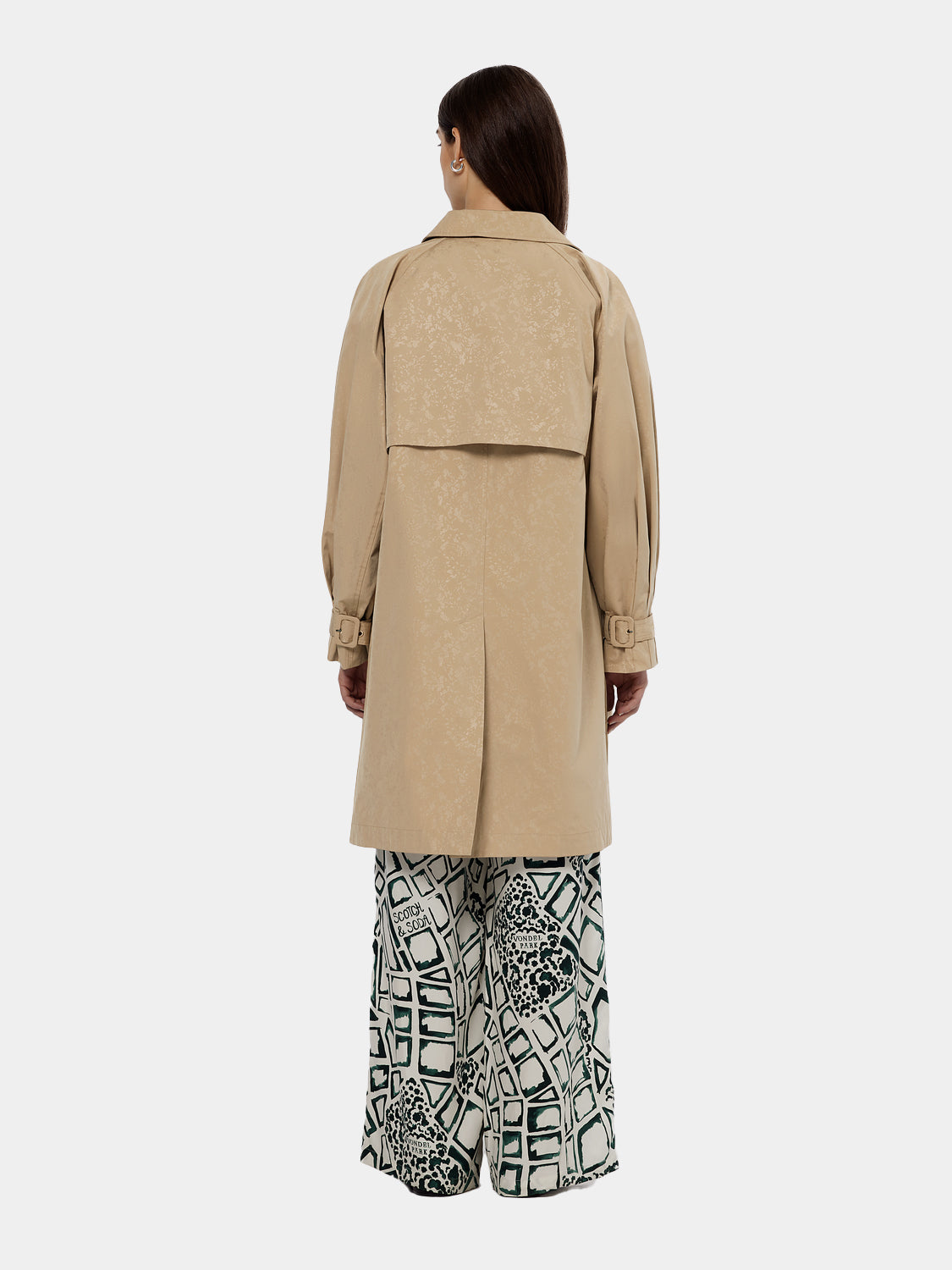 Embossed coat