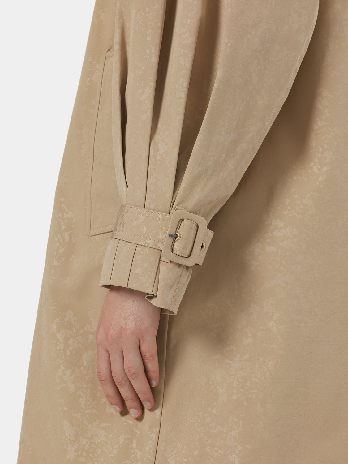 Embossed coat