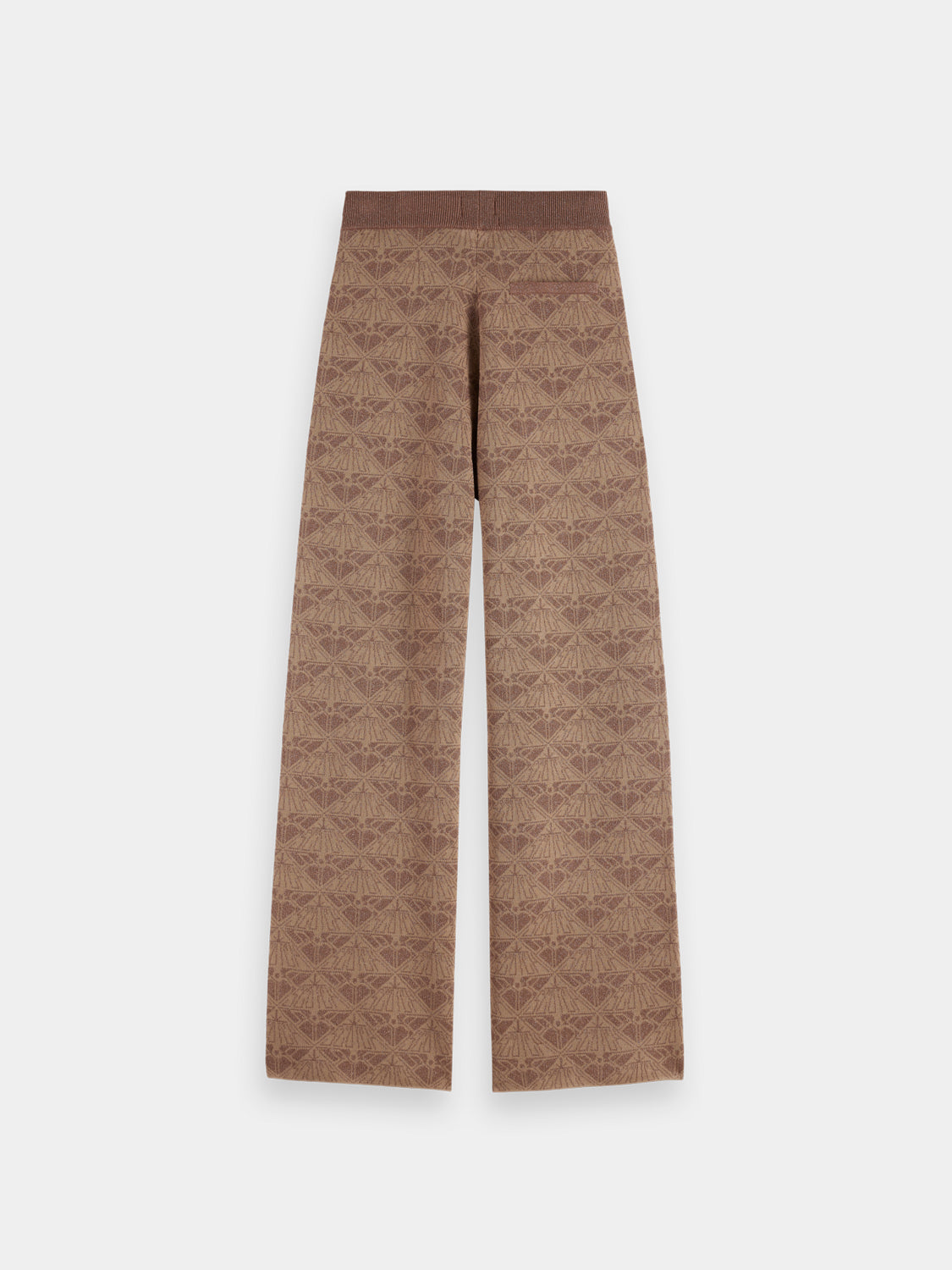 Monogram jacquard pants - Scotch & Soda NZ