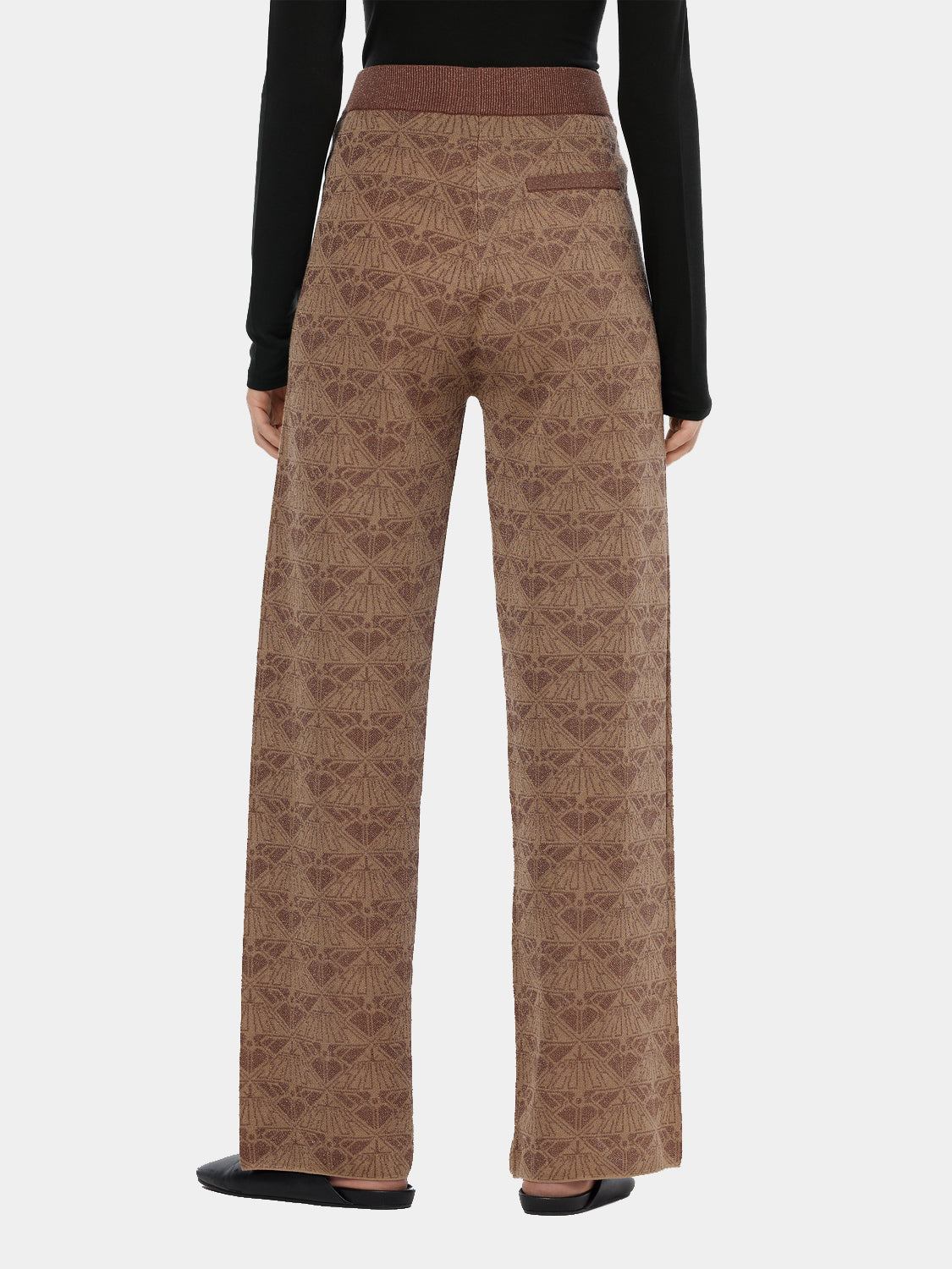 Monogram jacquard pants - Scotch & Soda NZ