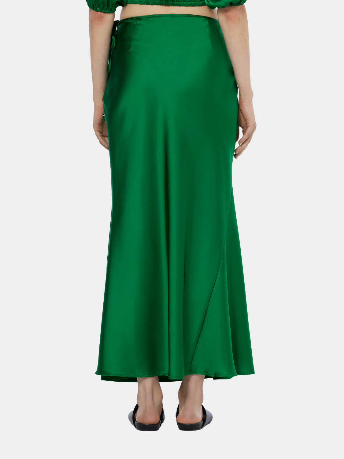 Midi bias skirt