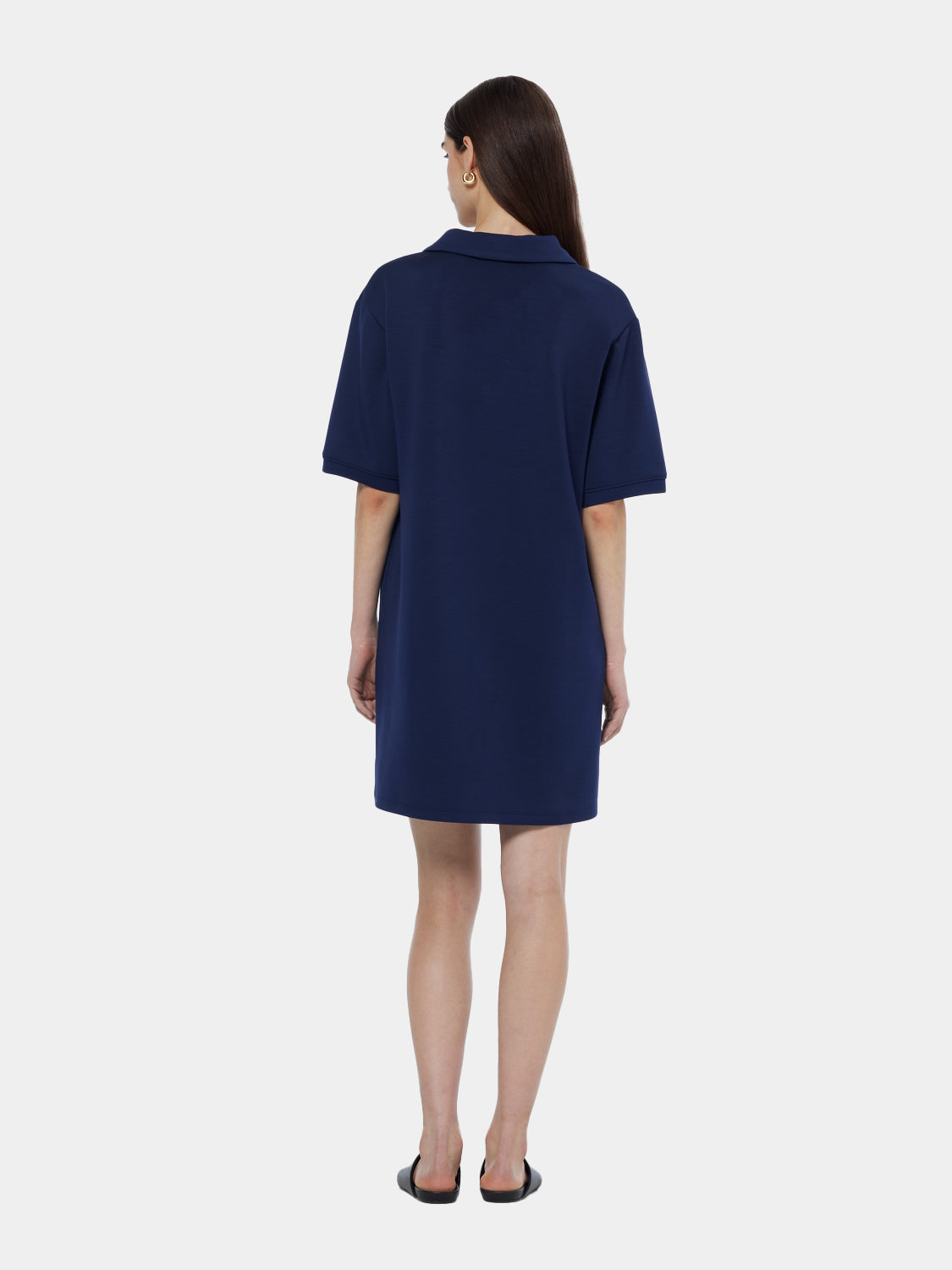 Mini modal polo dress