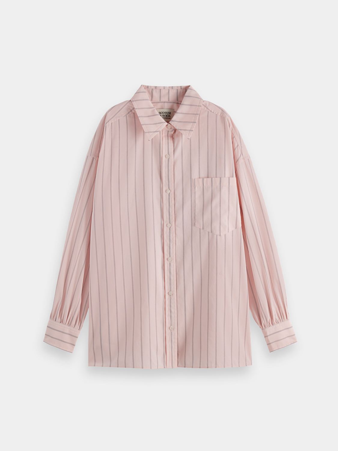 Girlfriend poplin shirt