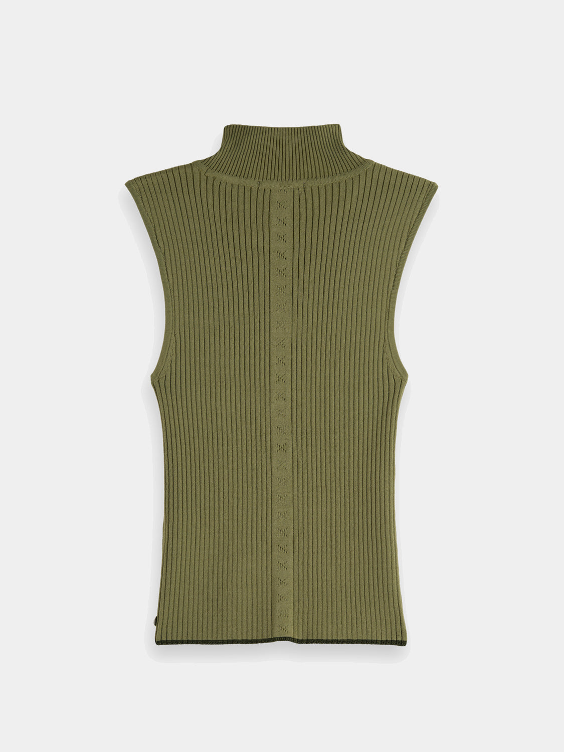 Ribbed knitted tank