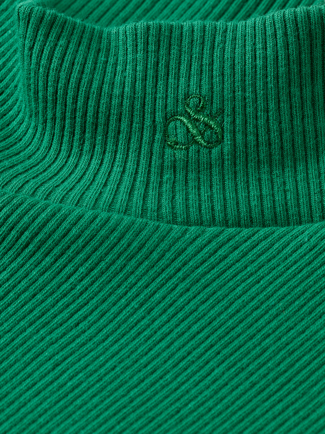 Mock neck ribbed top - Scotch & Soda NZ