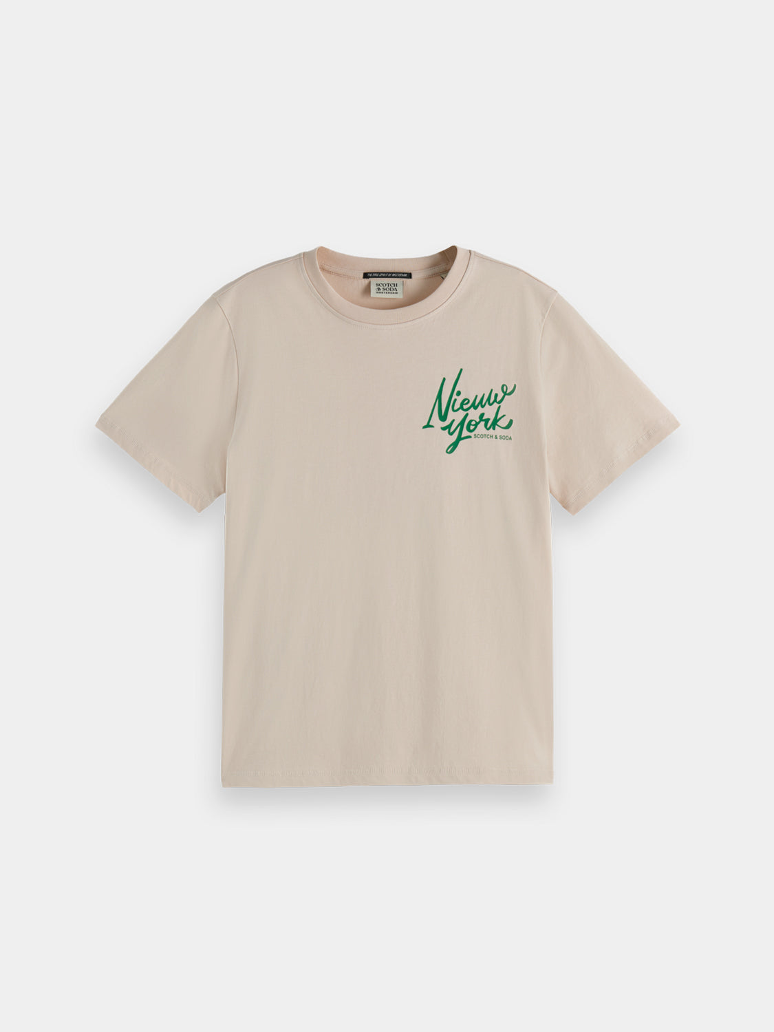 Chest artwork t-shirt - Scotch & Soda NZ