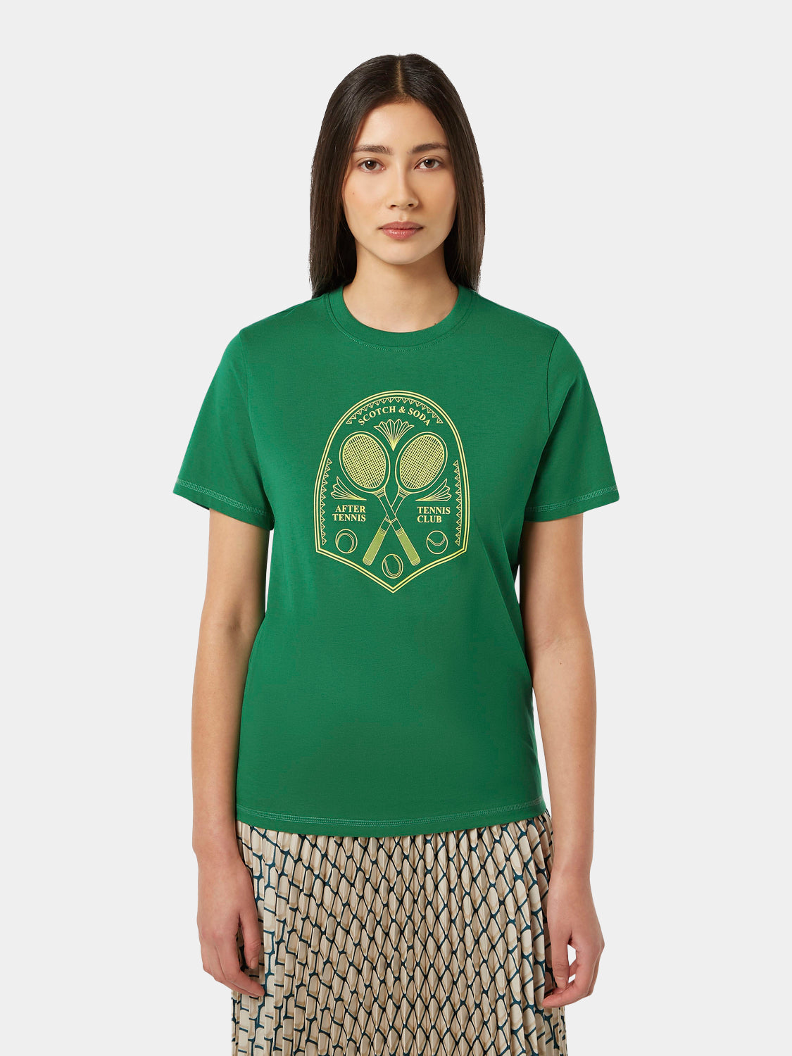 Chest artwork t-shirt - Scotch & Soda NZ