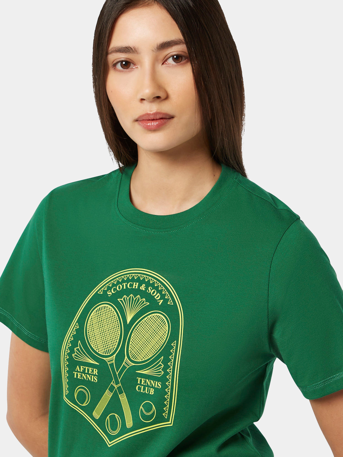 Chest artwork t-shirt - Scotch & Soda NZ