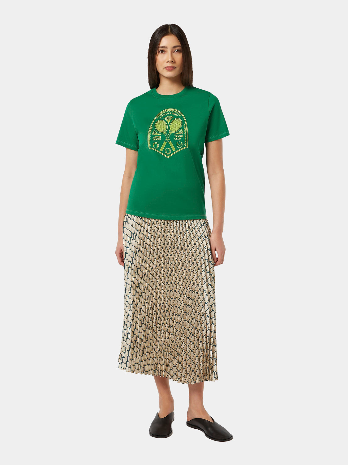 Chest artwork t-shirt - Scotch & Soda NZ
