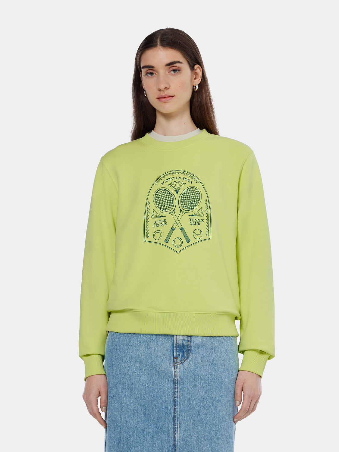 Chest artwork sweatshirt