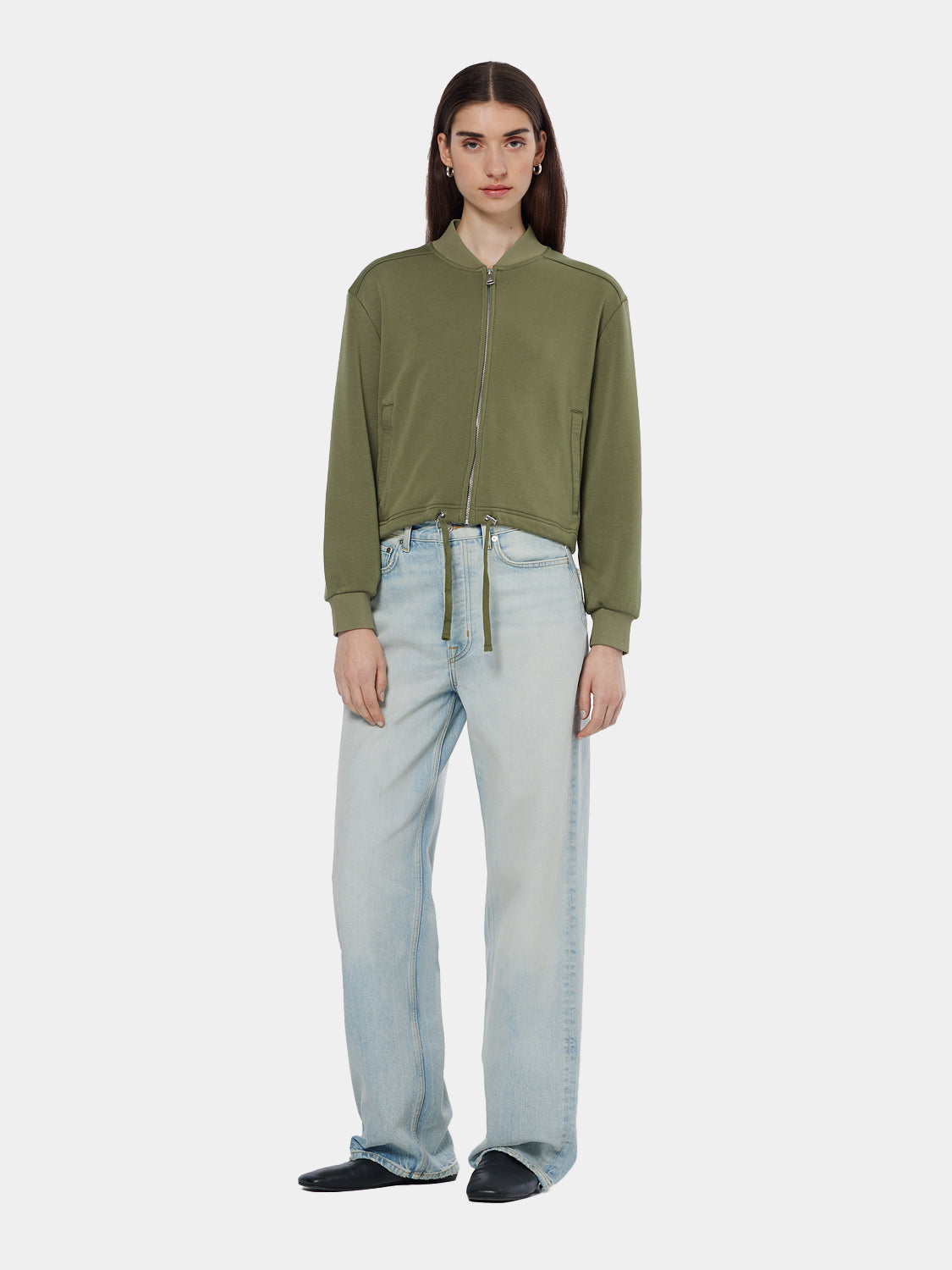 Scotch & Soda ripple straight-fit denim jeans with classic five-pocket design and light wash finish.