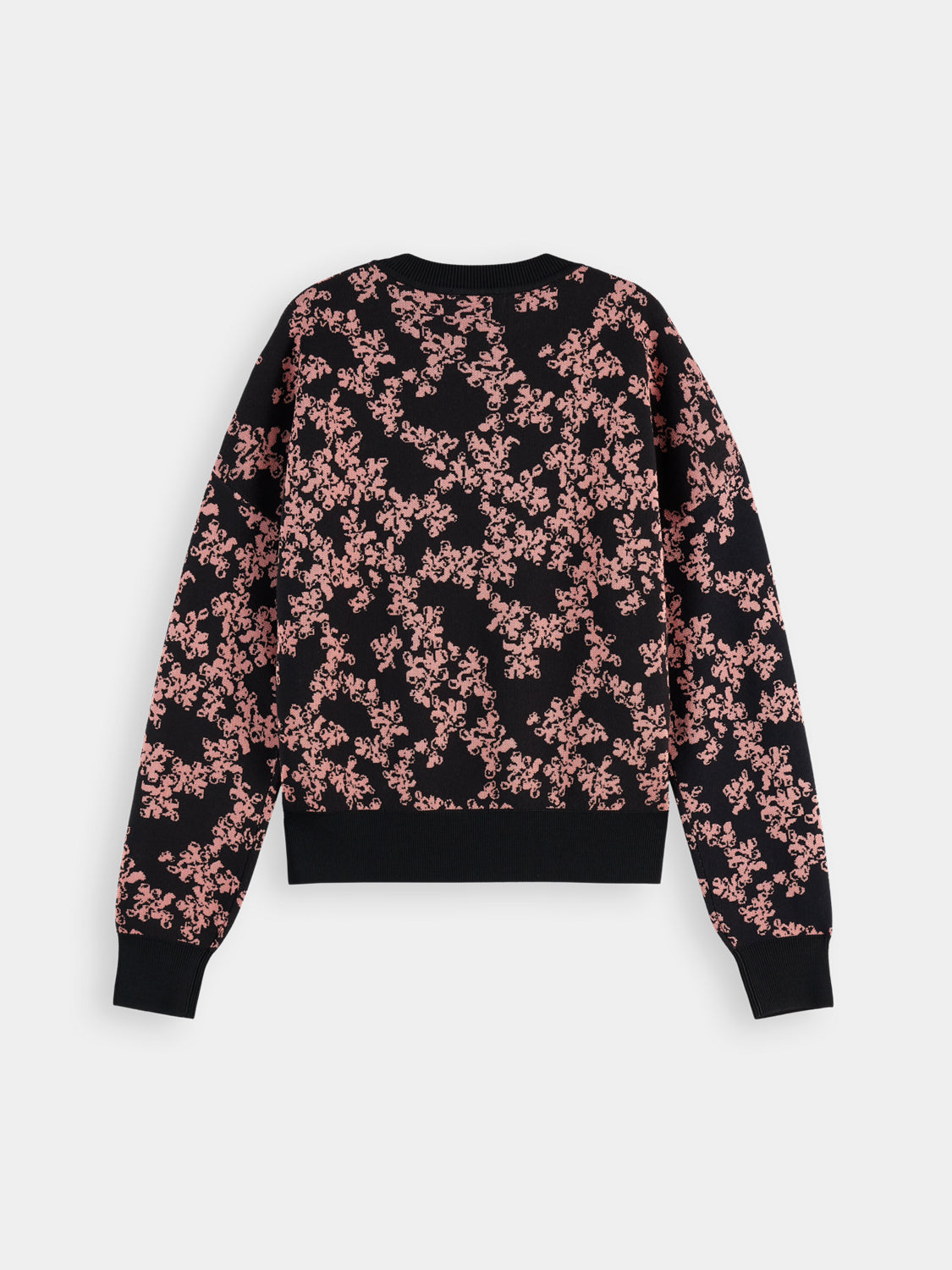 Jacquard printed pullover