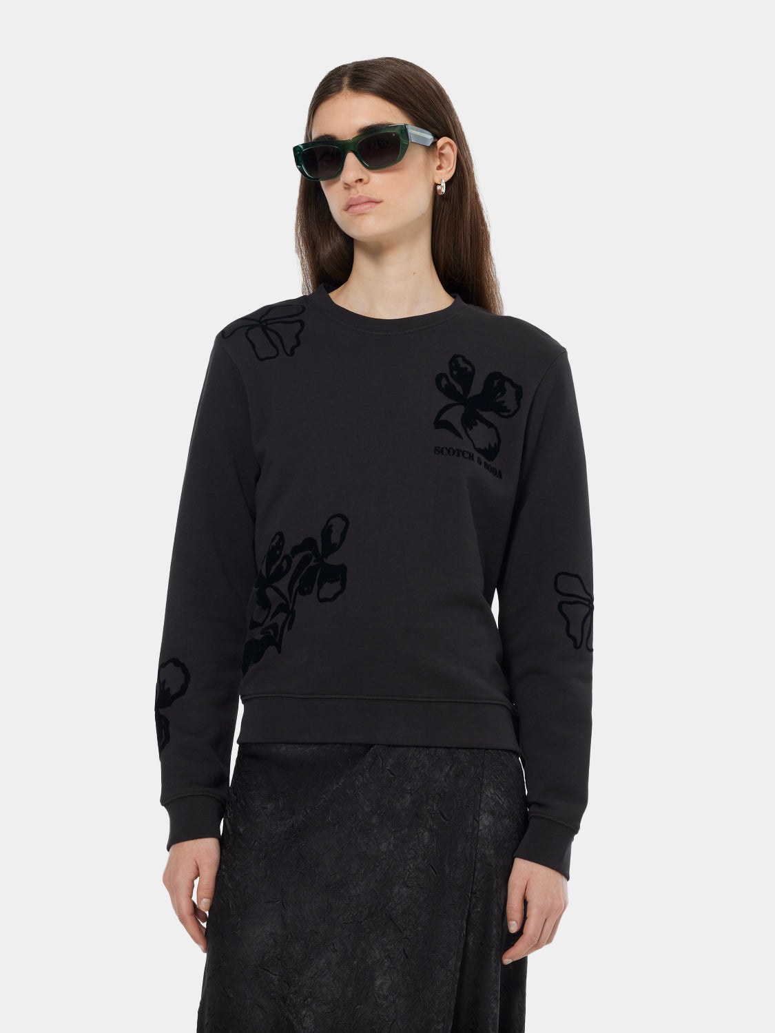 Flock artwork sweatshirt