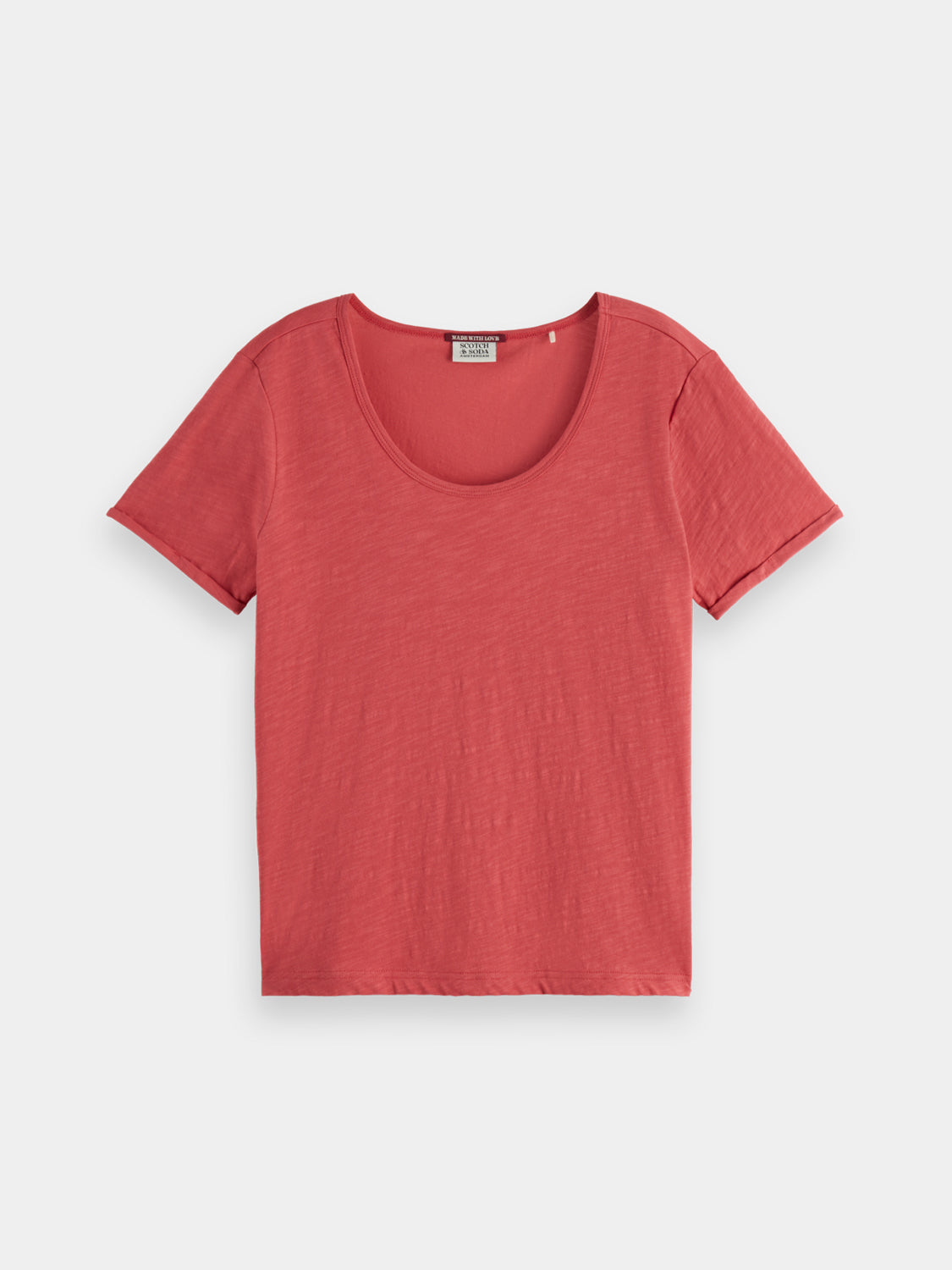 Relaxed fit slub t-shirt