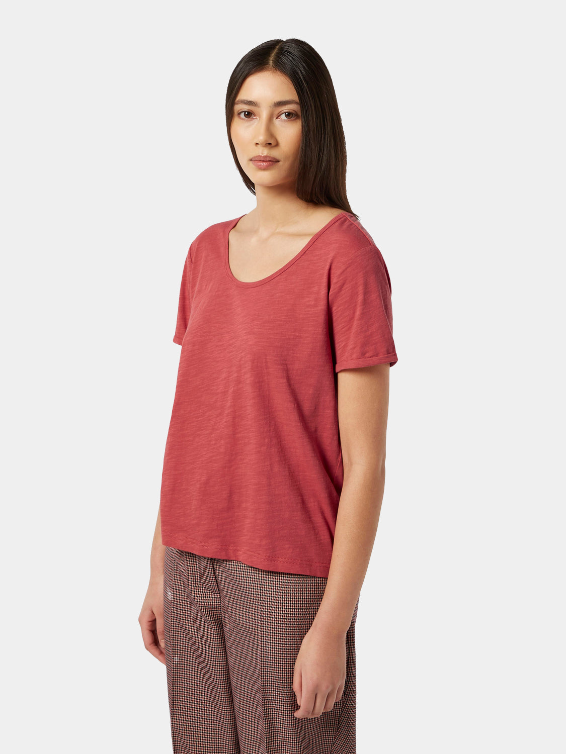 Relaxed fit slub t-shirt