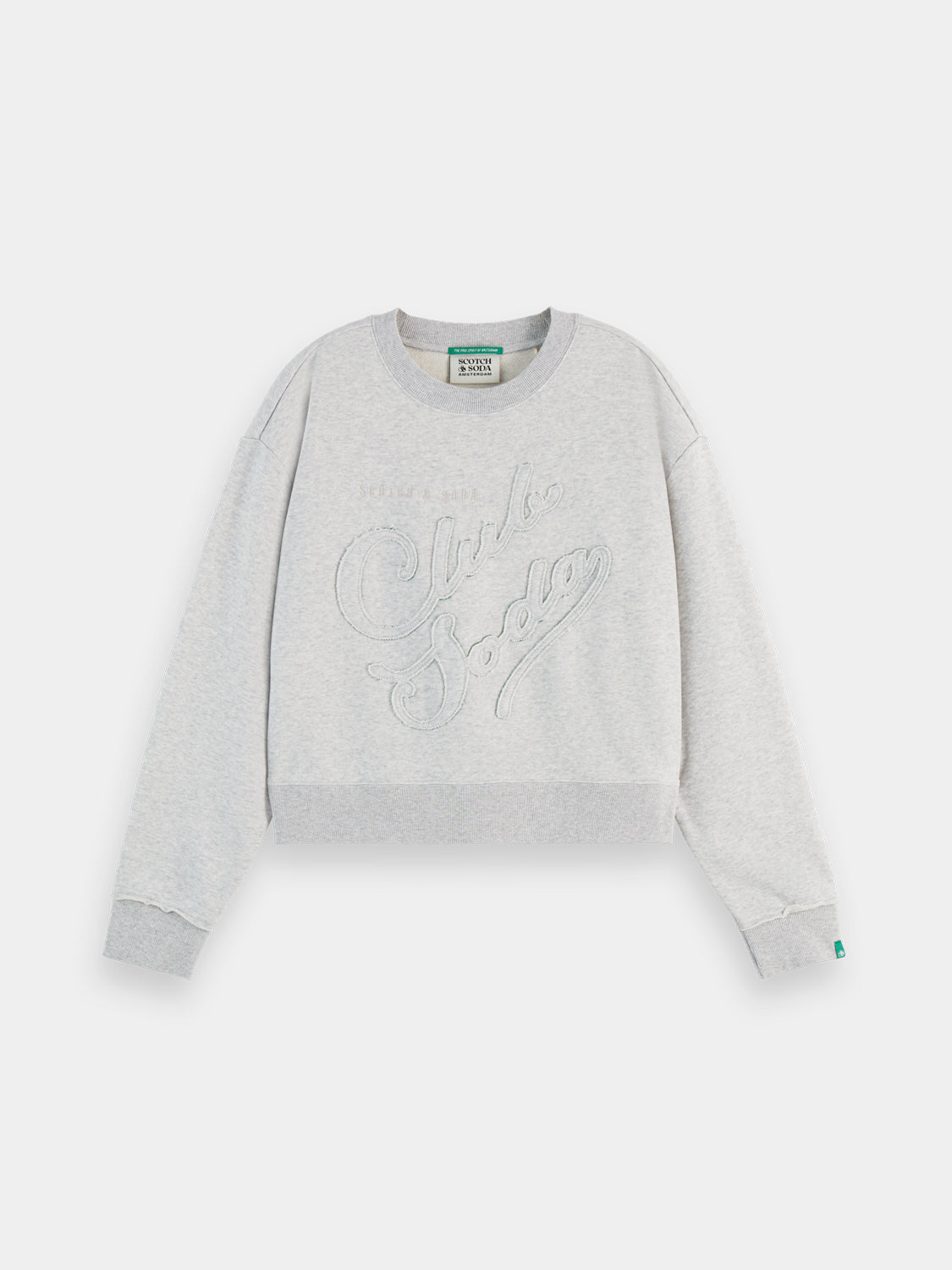 Applique artwork sweatshirt