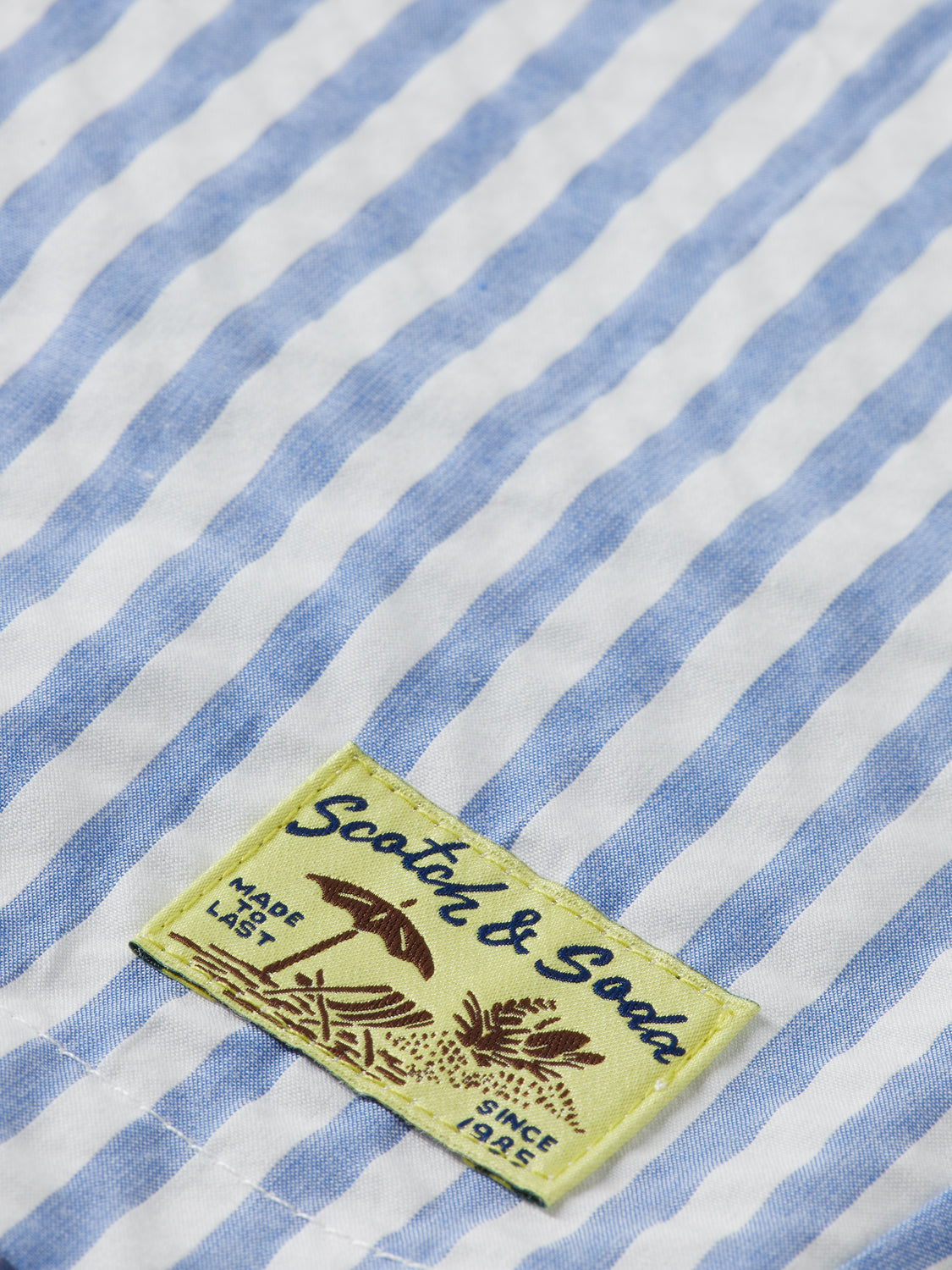 Kids - Seersucker shorts - Scotch & Soda NZ