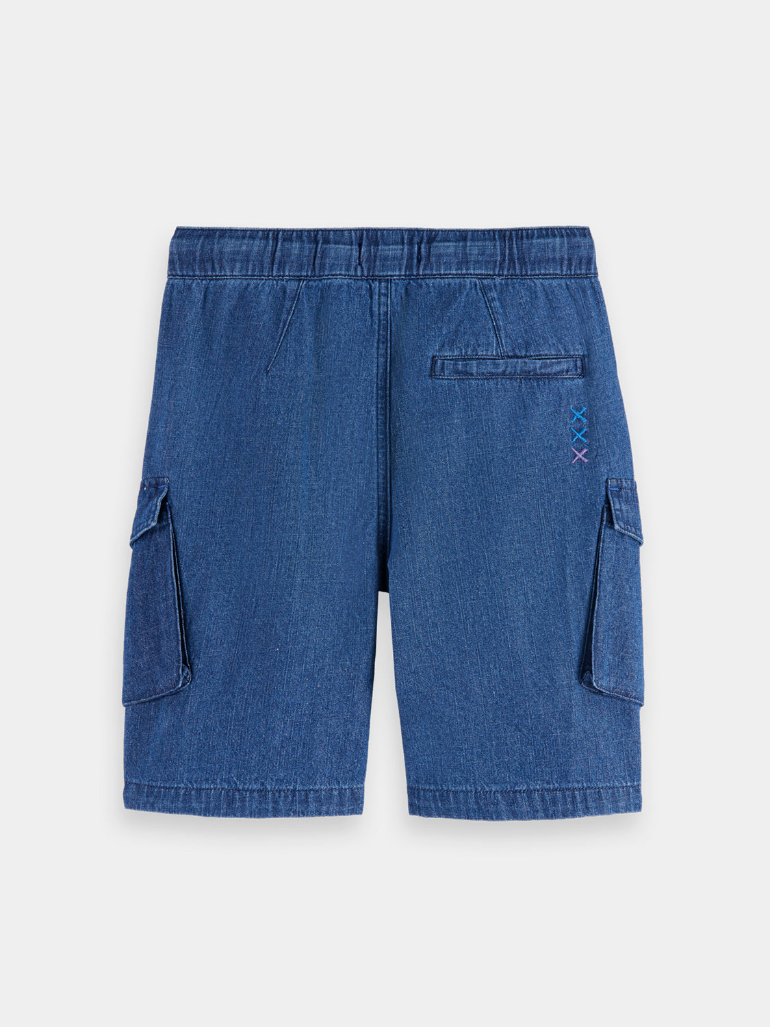 Kids - Pitch denim cargo short - Scotch & Soda NZ