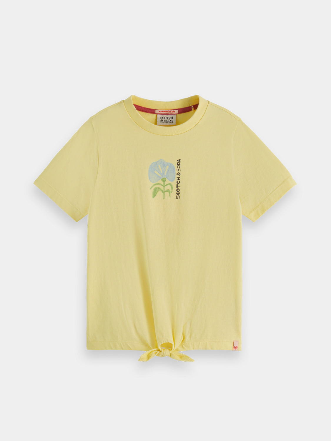 Kids - Knotted t-shirt - Scotch & Soda NZ