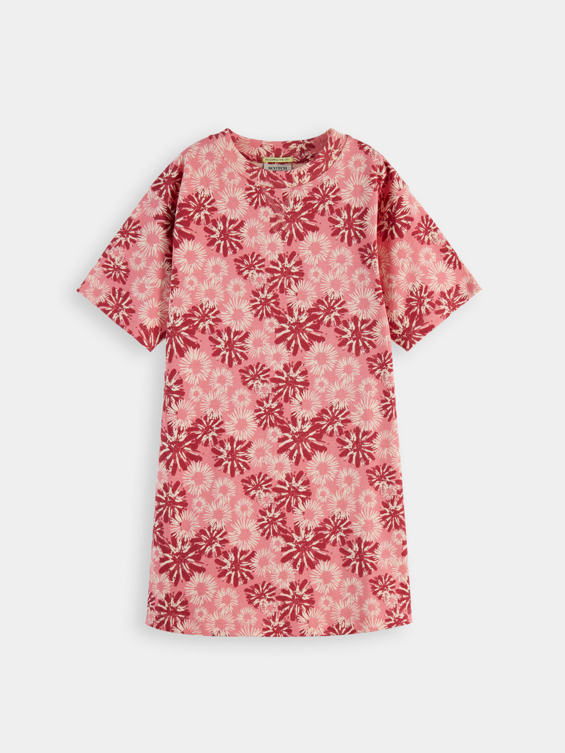 Kids - Printed t-shirt dress - Scotch & Soda NZ