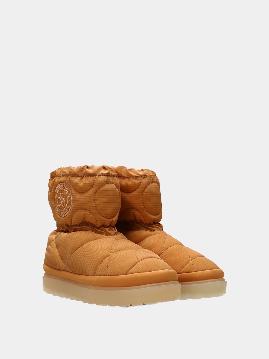 SCOTCH & SODA Joan boots, stylish footwear with leather construction and ankle-high design, displayed on a neutral background.