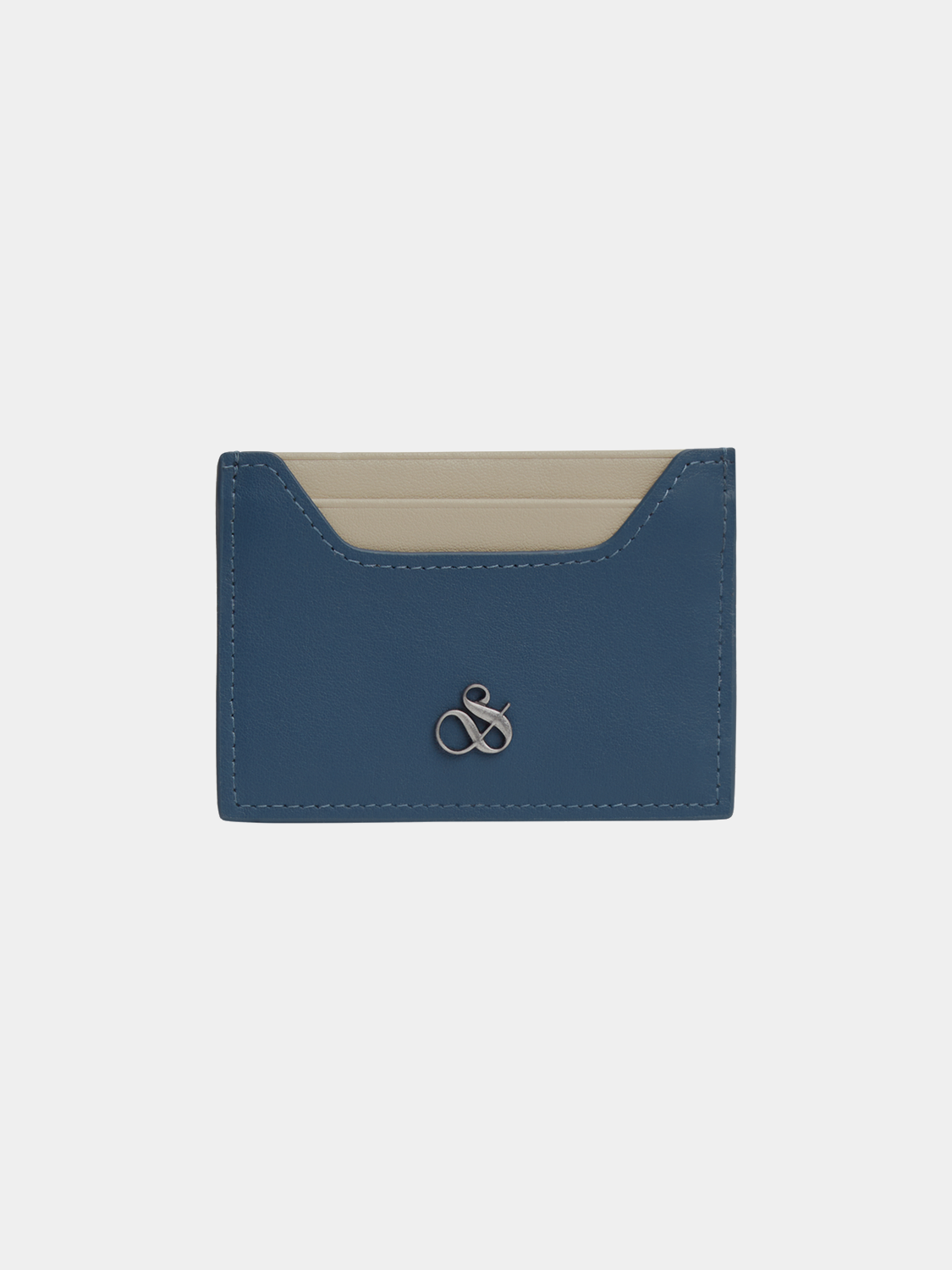 Leather cardholder from SCOTCH & SODA with multiple card slots, shown in close-up view.