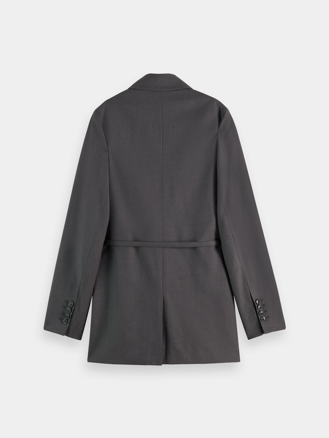 Belted double-breasted blazer - Scotch & Soda NZ