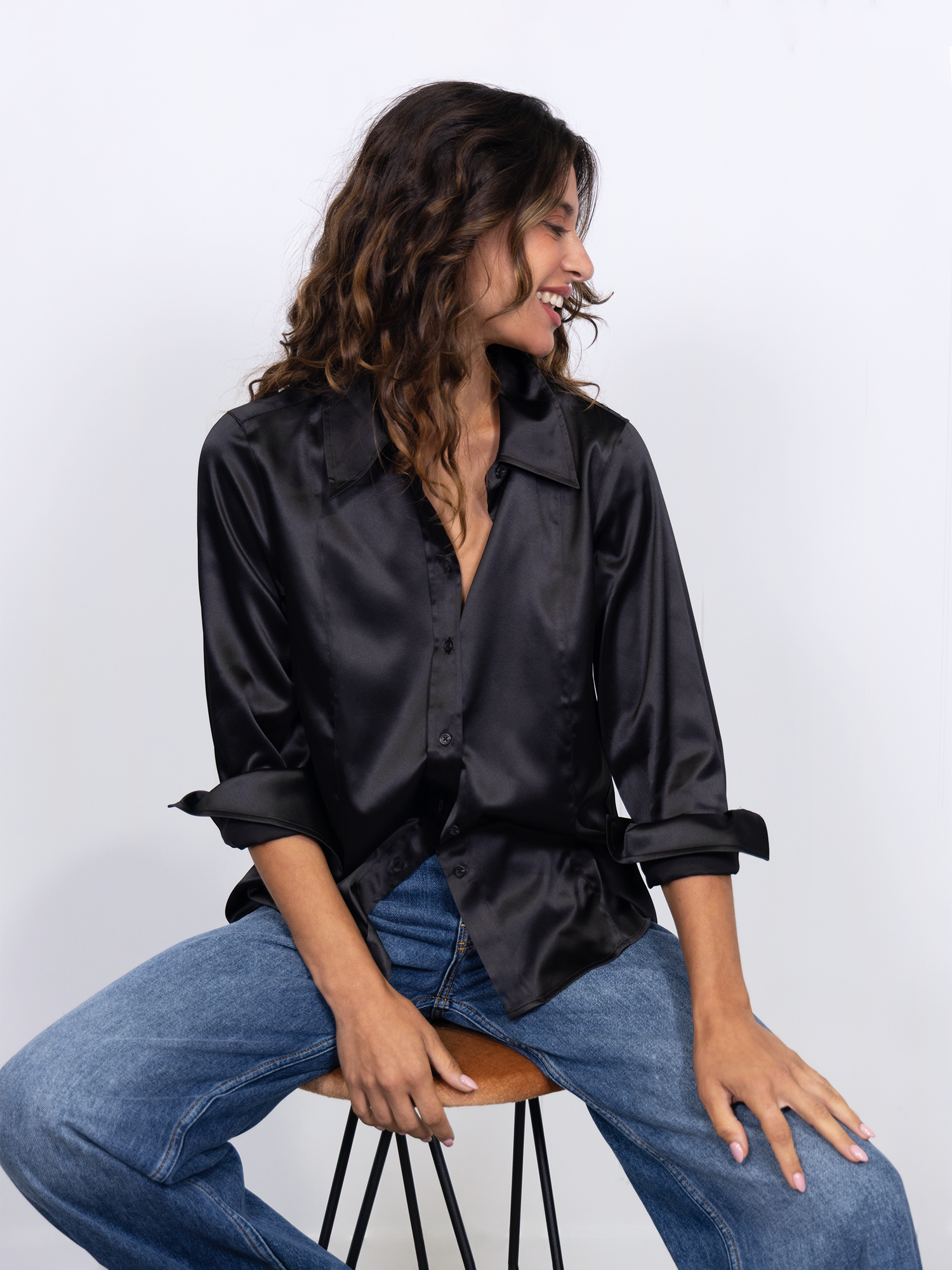 Satin shirt - Scotch & Soda NZ