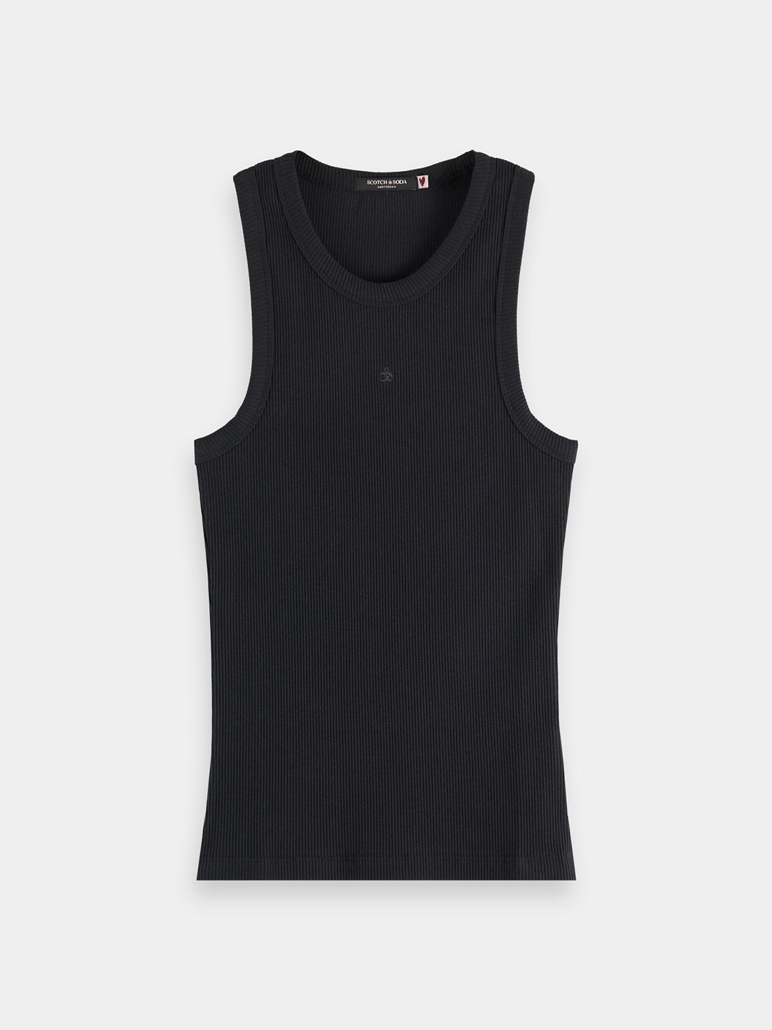 Ribbed racer tank - Scotch & Soda NZ