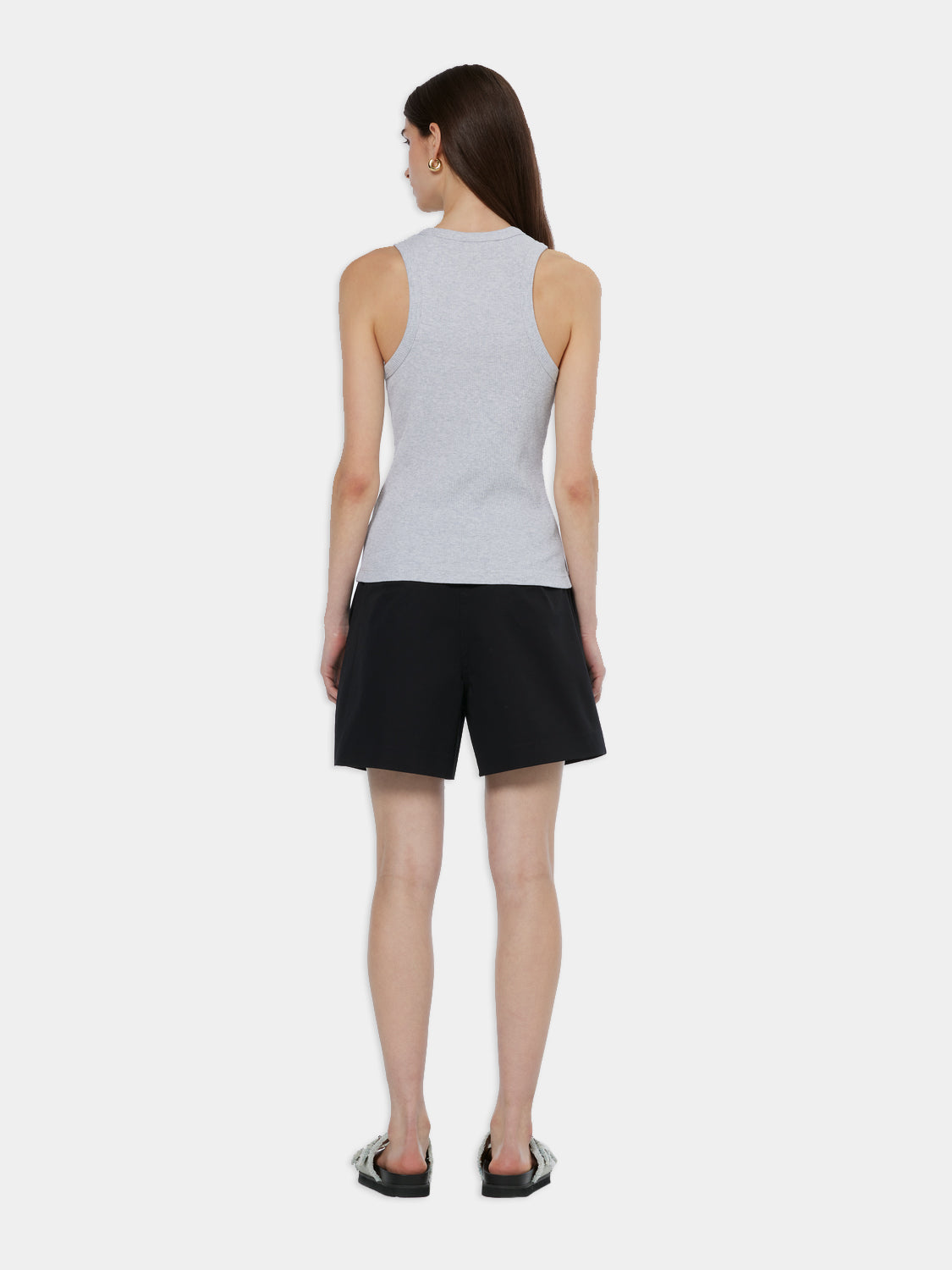 Ribbed racer tank