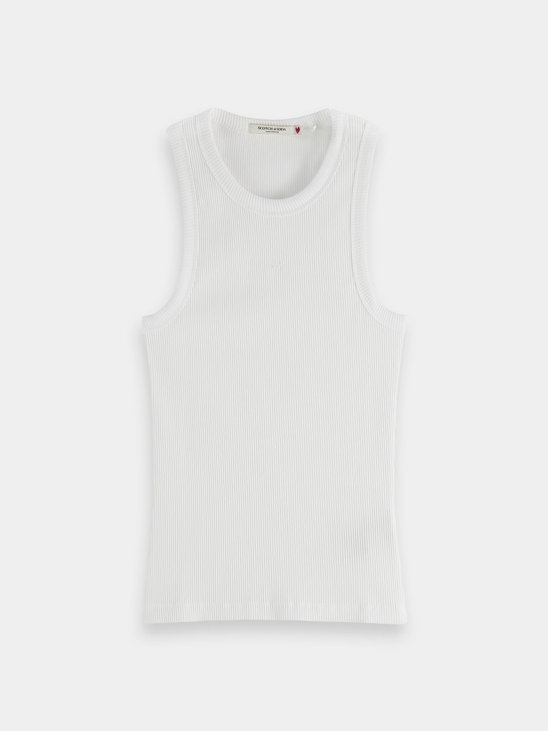 Ribbed racer tank - Scotch & Soda NZ