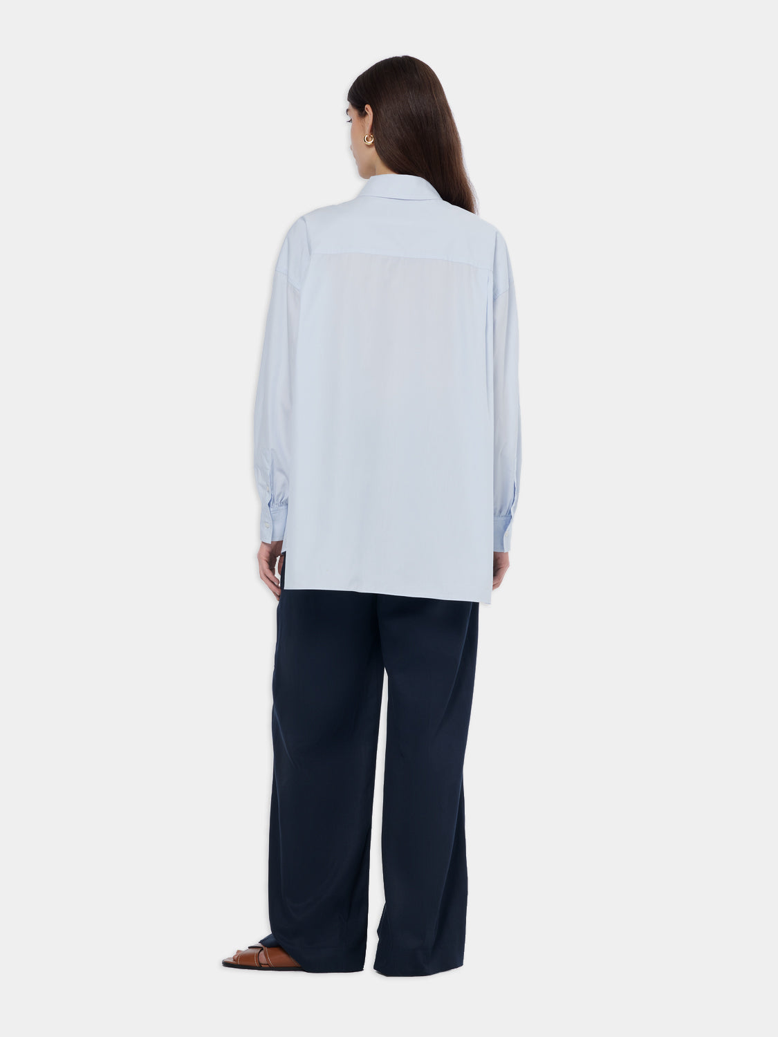 Girlfriend poplin shirt - Scotch & Soda NZ