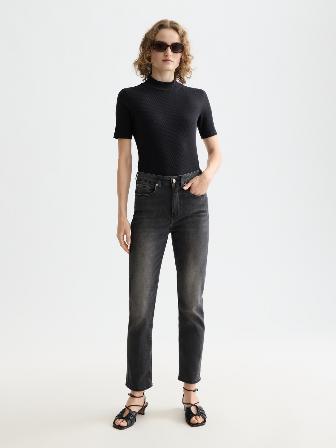 Ribbed mock neck - Scotch & Soda NZ