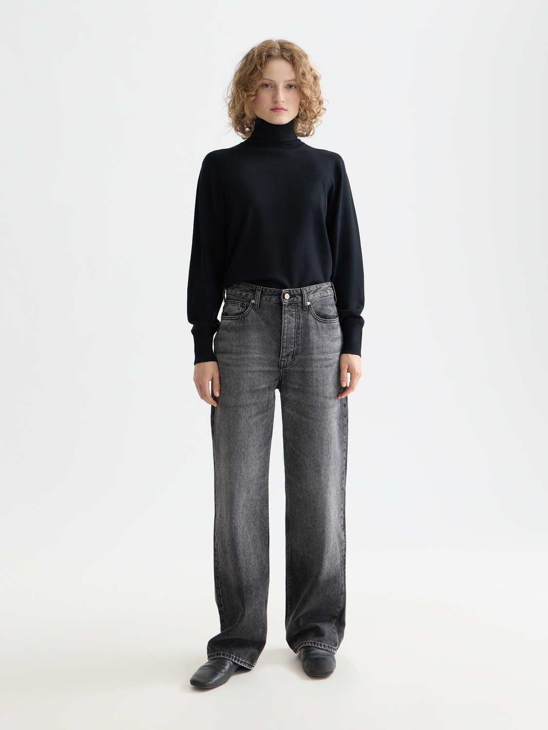 Roll neck relaxed pullover - Scotch & Soda NZ